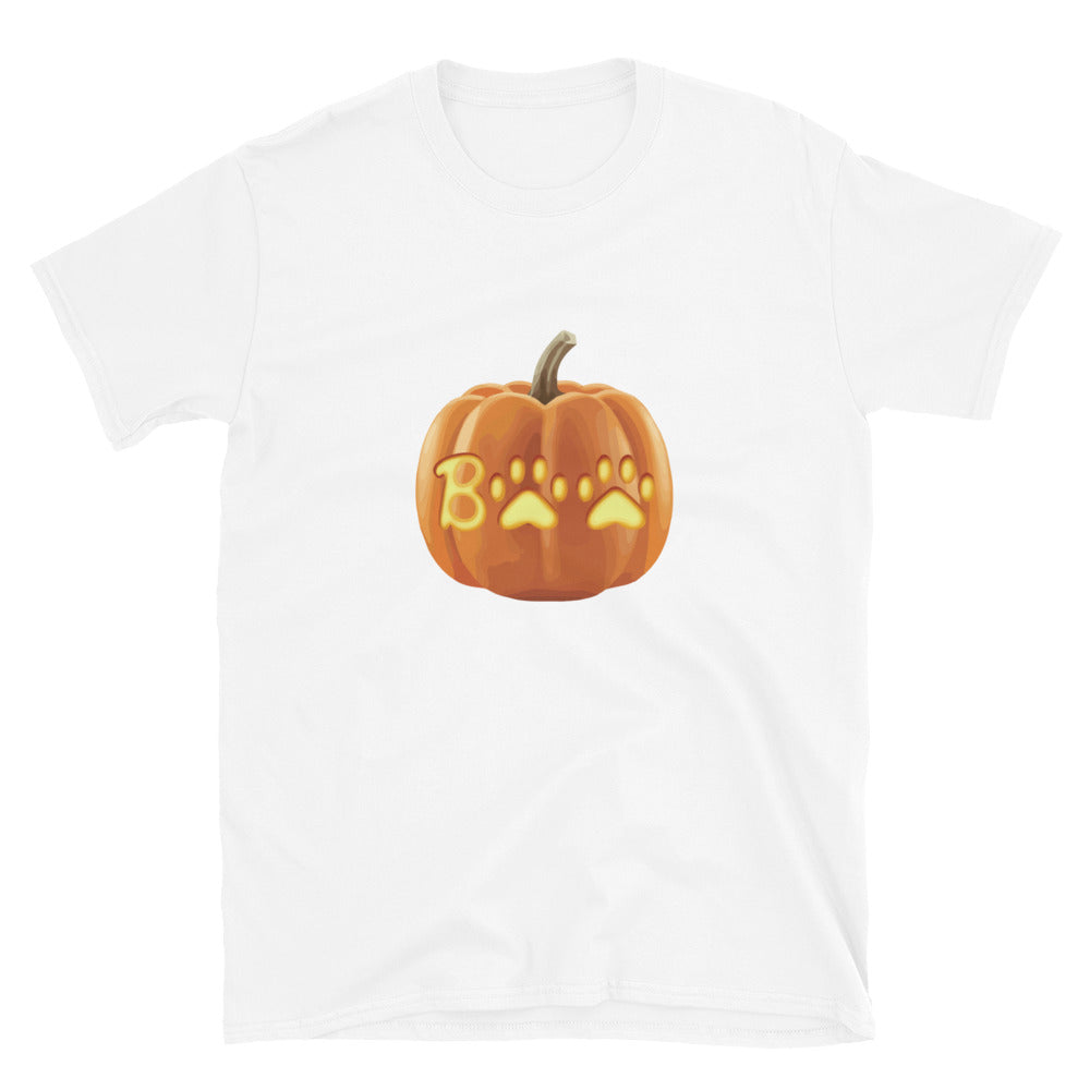 Paw Print Boo Pumpkin T-Shirt