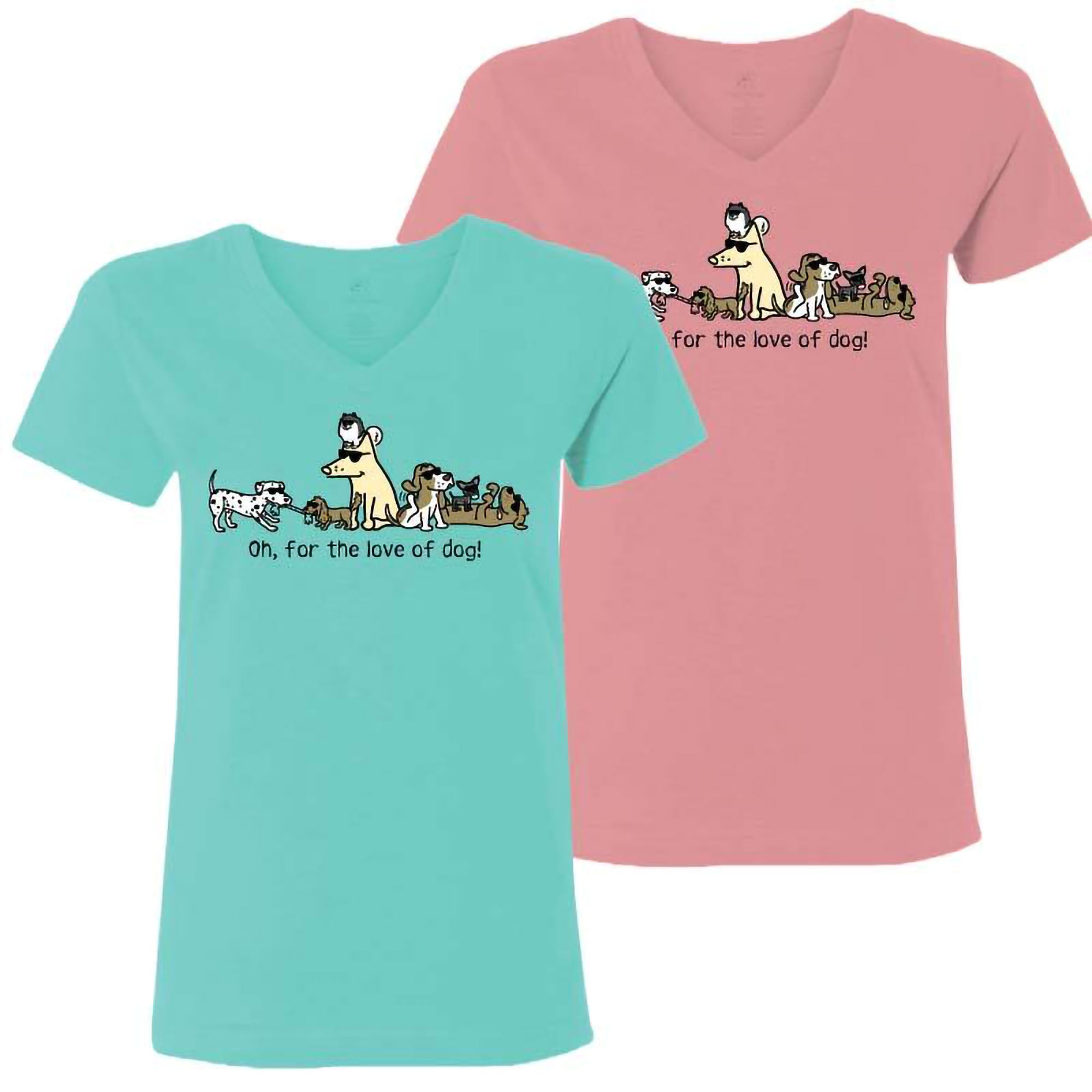 Teddy the Dog Love of Dog! V-Neck