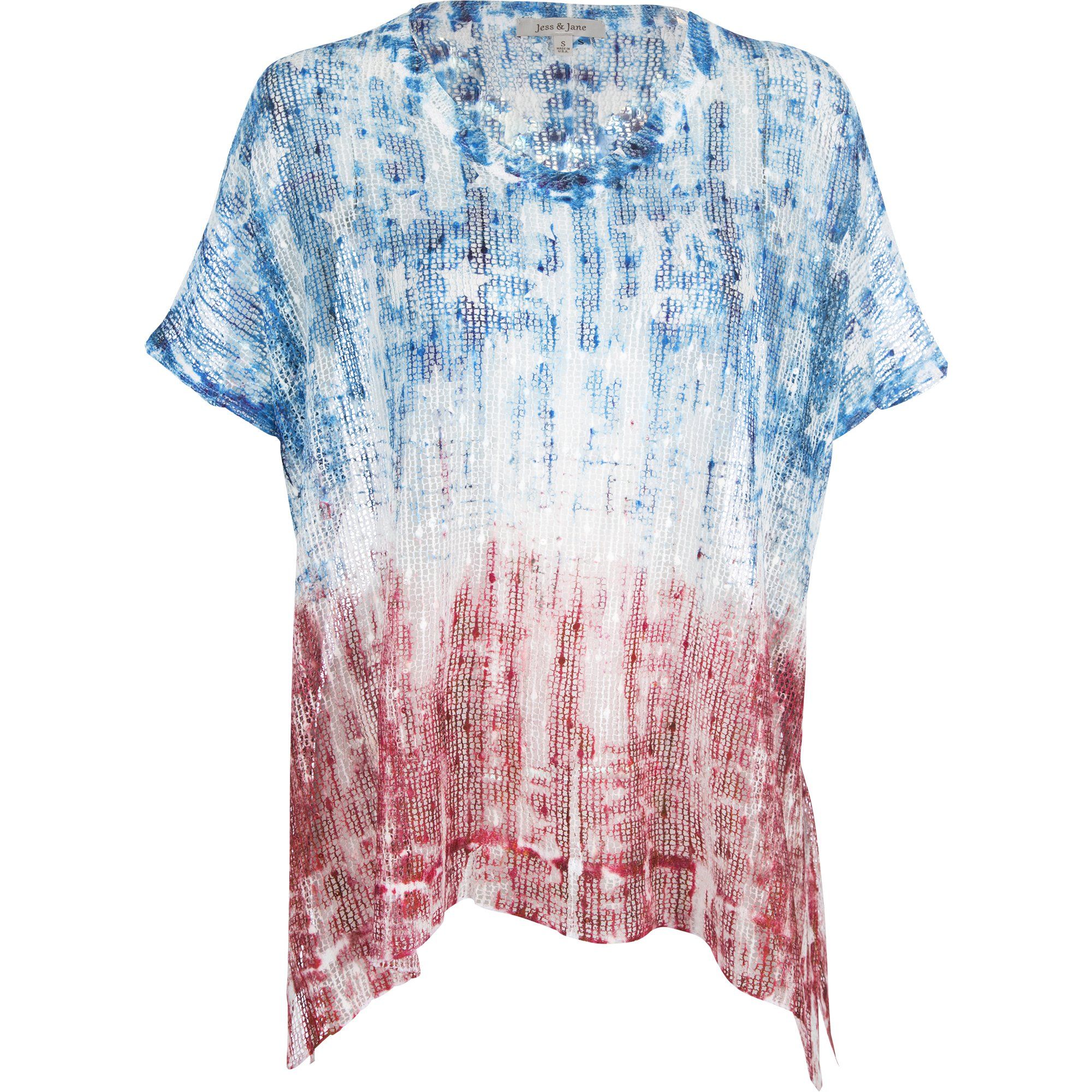 Tie-Dye Americana Boucle Top