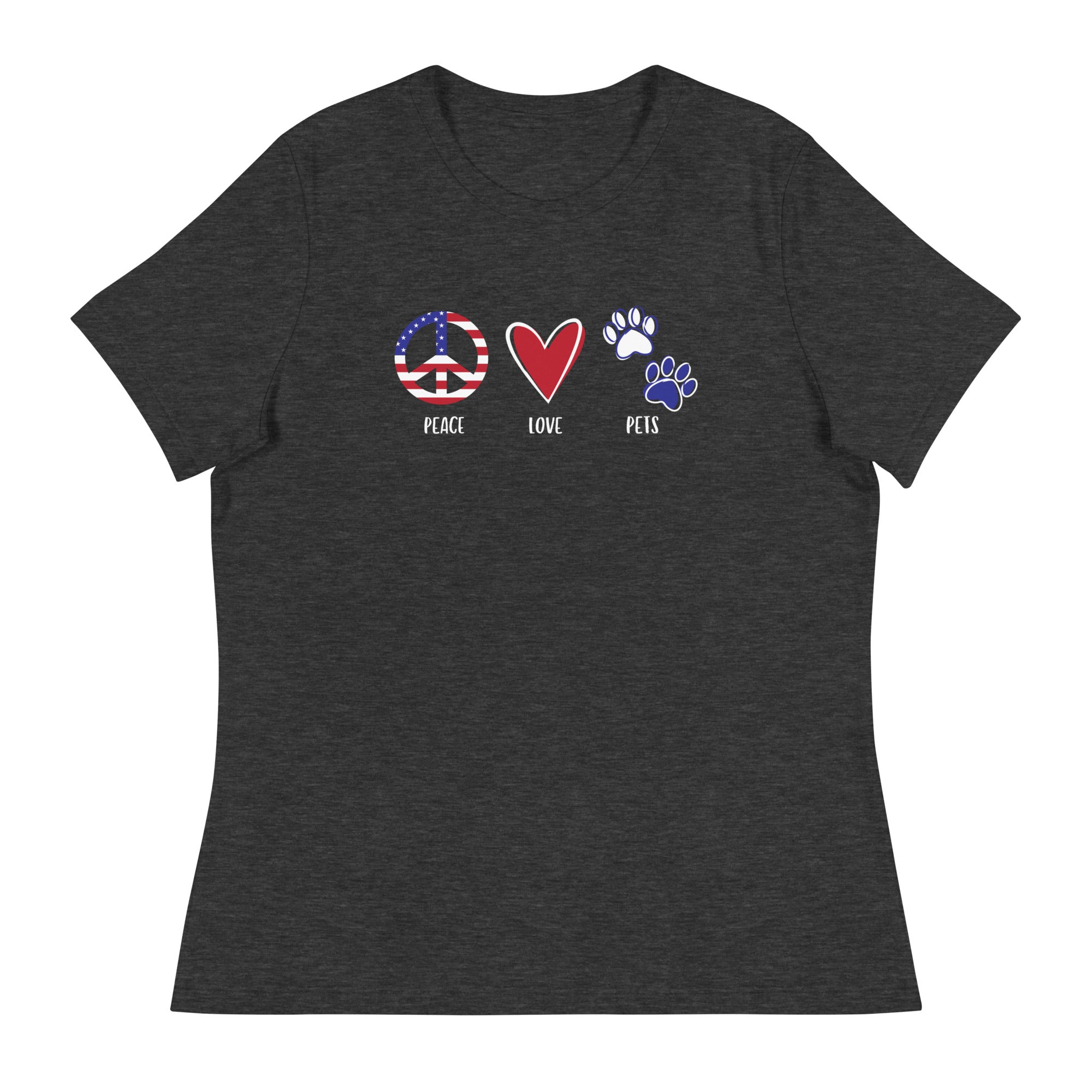 Peace Love & Pets Relaxed T-Shirt