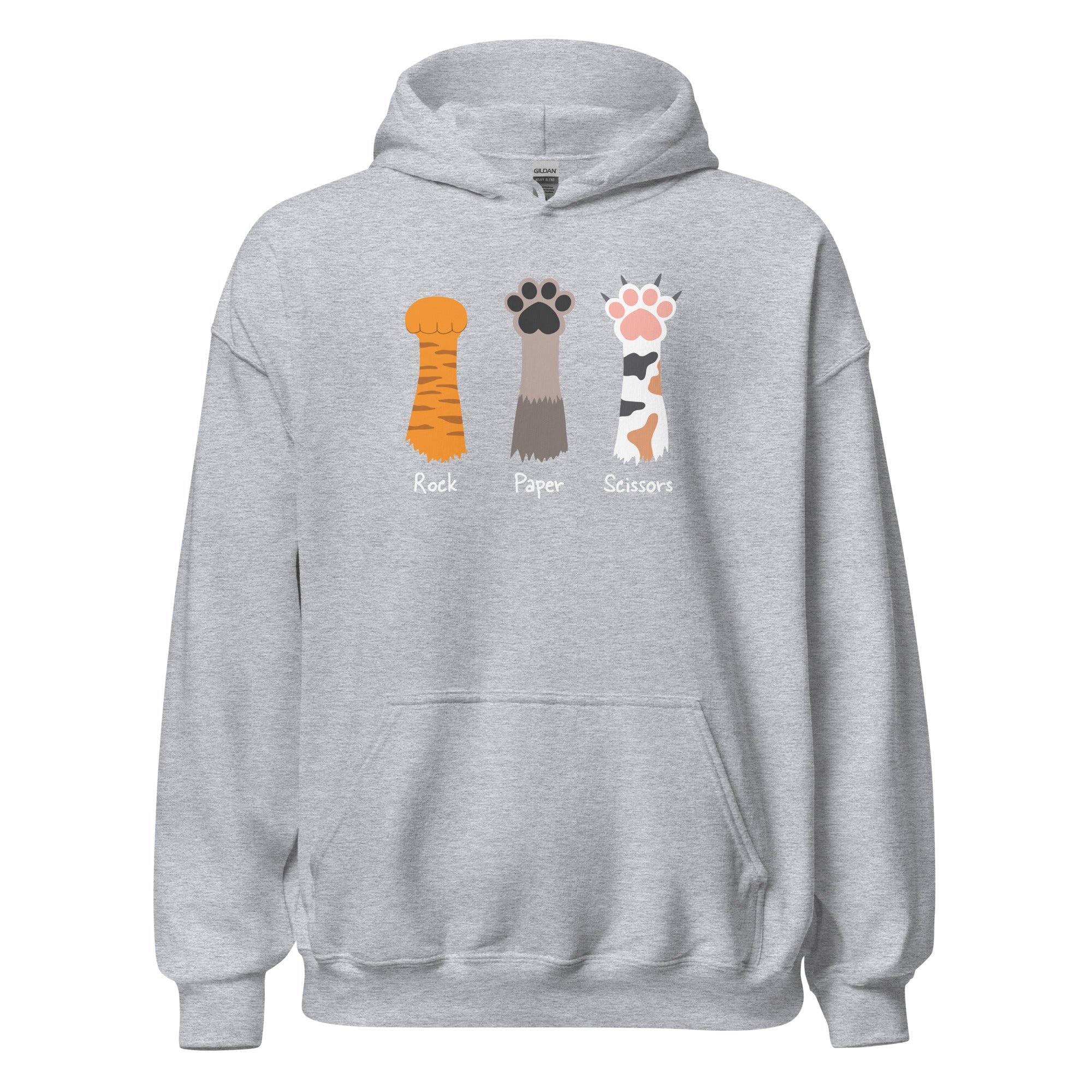 Rock Paper Scissors Paw Hoodie