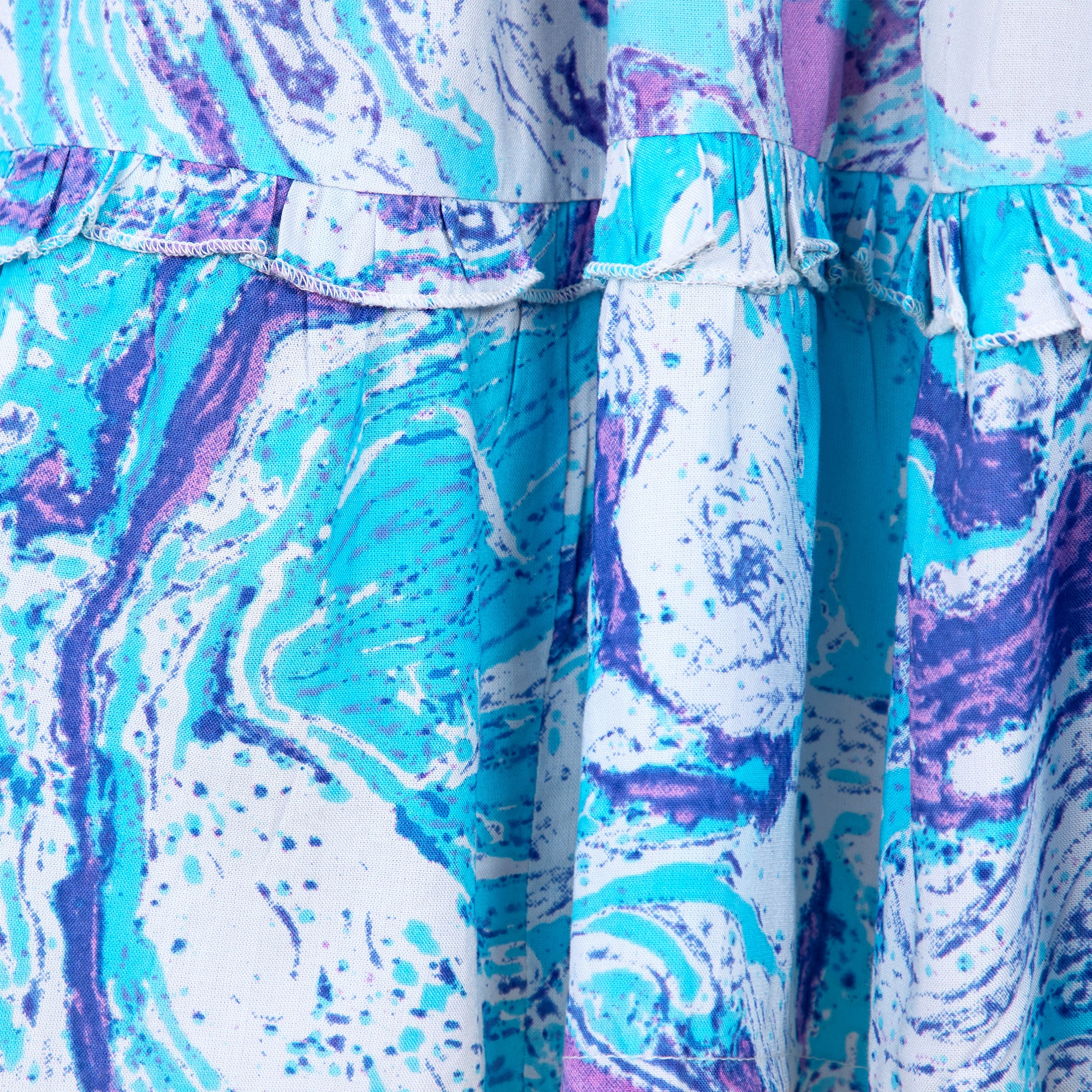 Swirl Dye Ruffle Separates