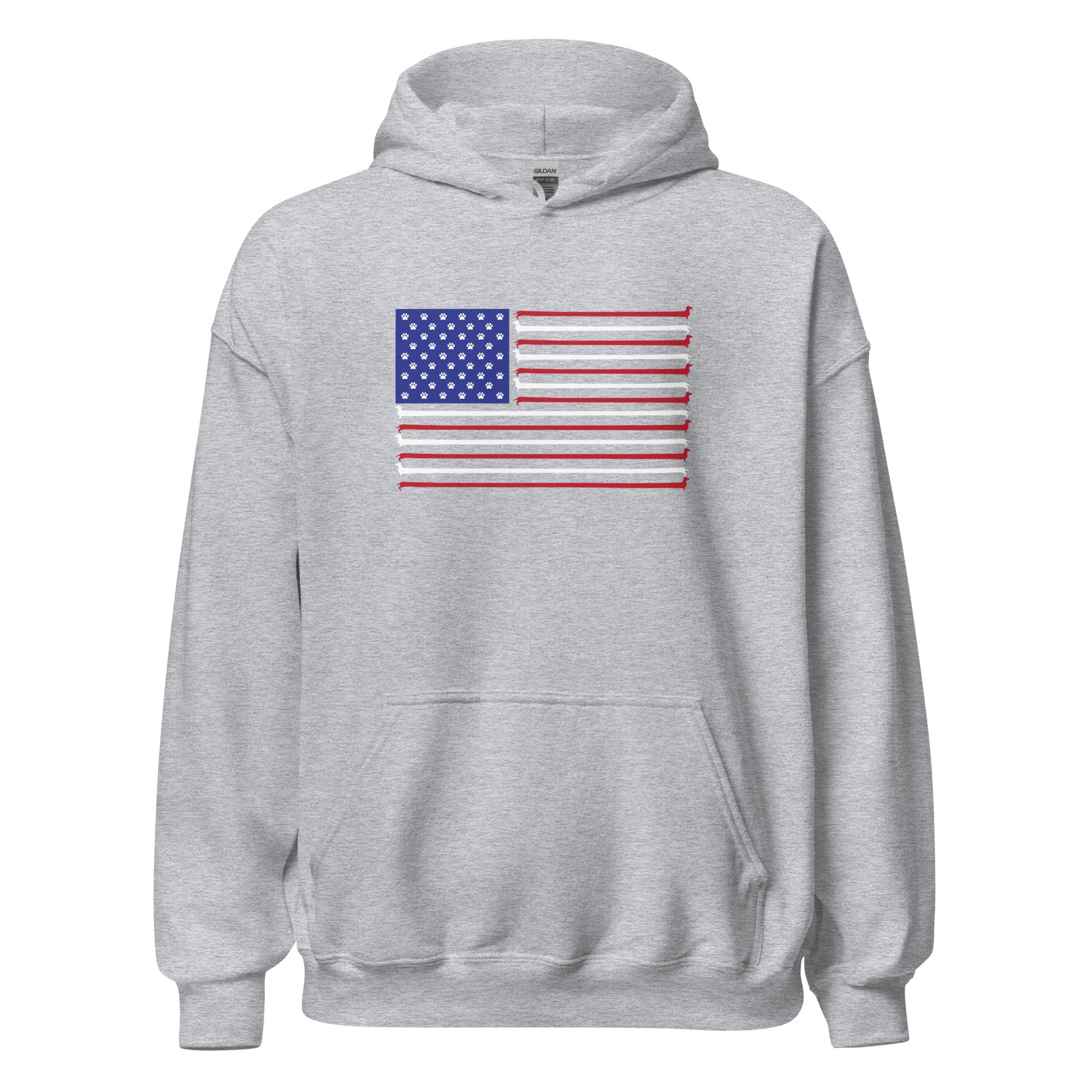 Dachshund Stars and Stripes Hoodie