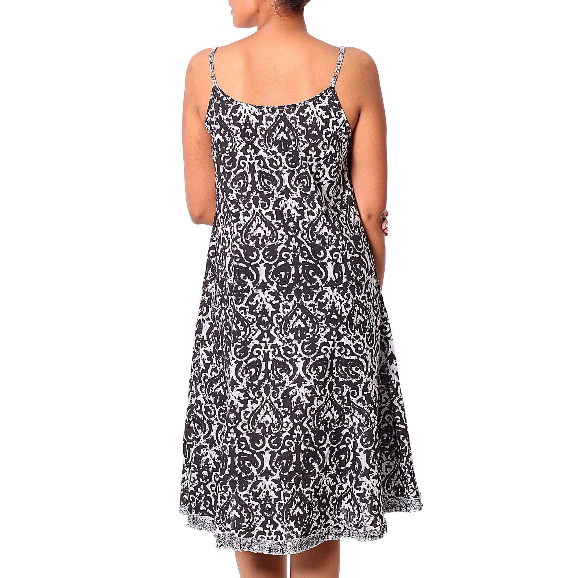 Black Impressions Cotton Sundress