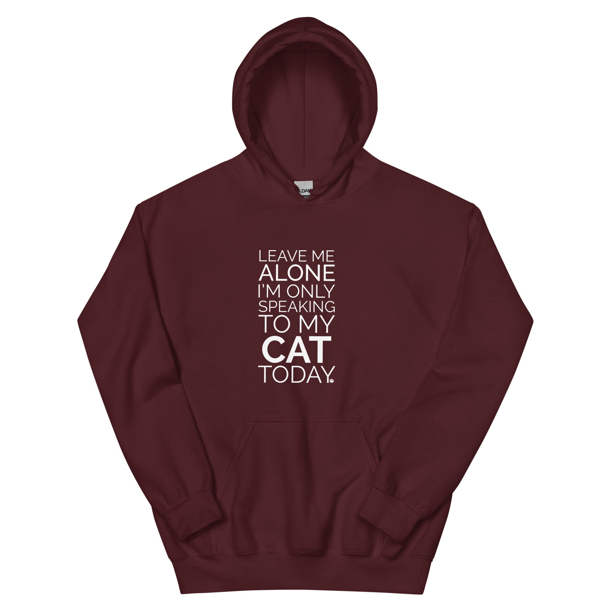 Leave Me Alone Cat Hoodie