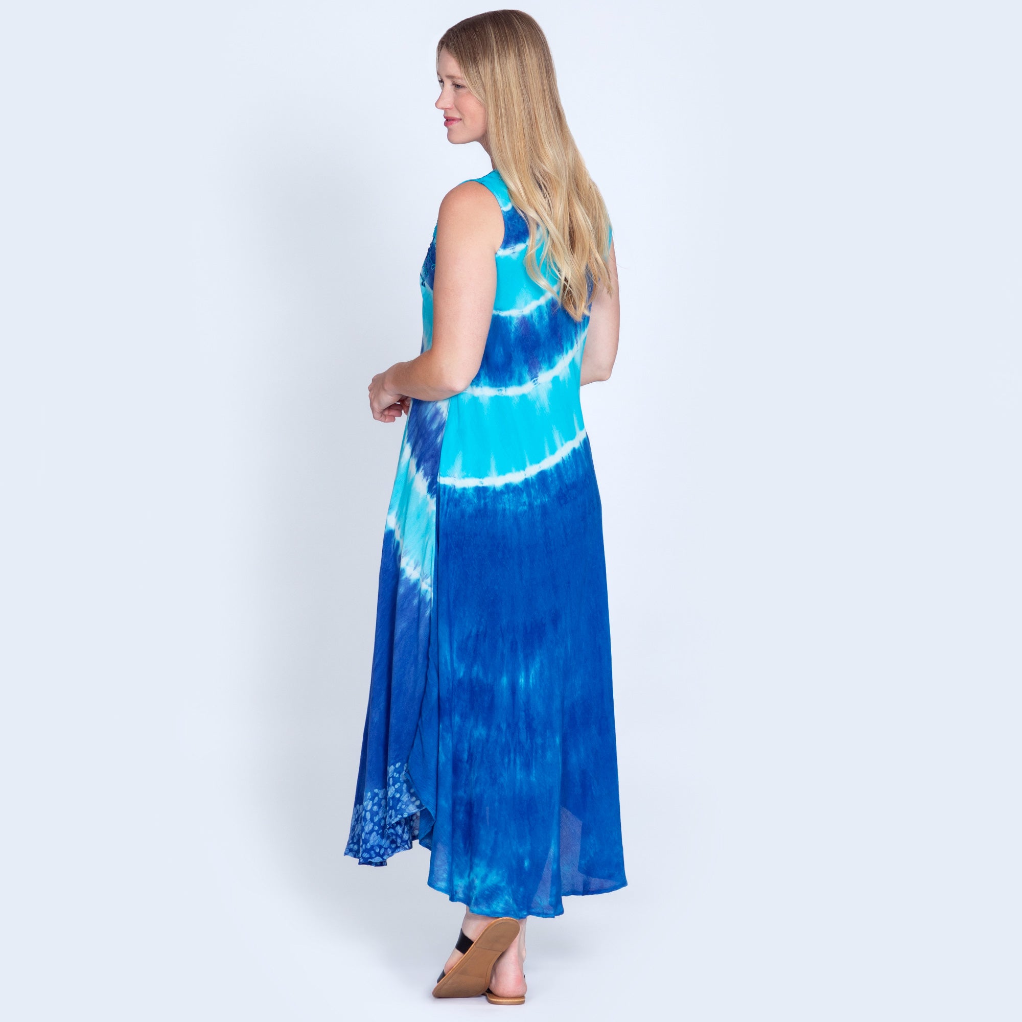 Just My Stripe Tie-Dye Long Dress | Fair Trade