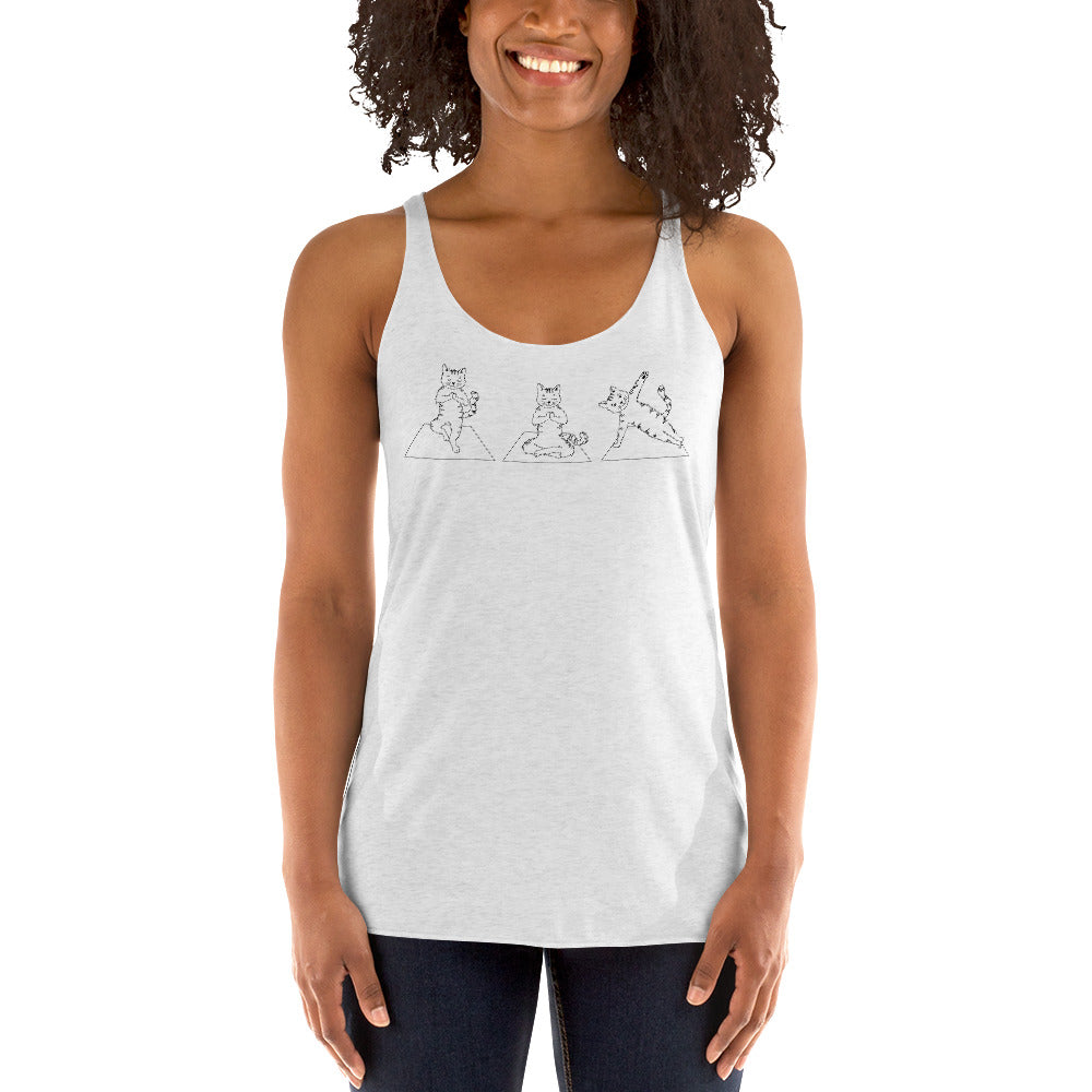 Cat Yoga Pose Tank Top