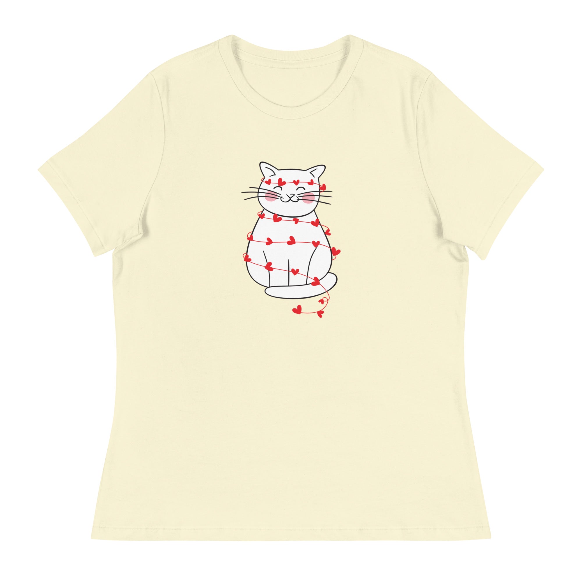 Wrapped in Love Kitty Women's Relaxed T-Shirt