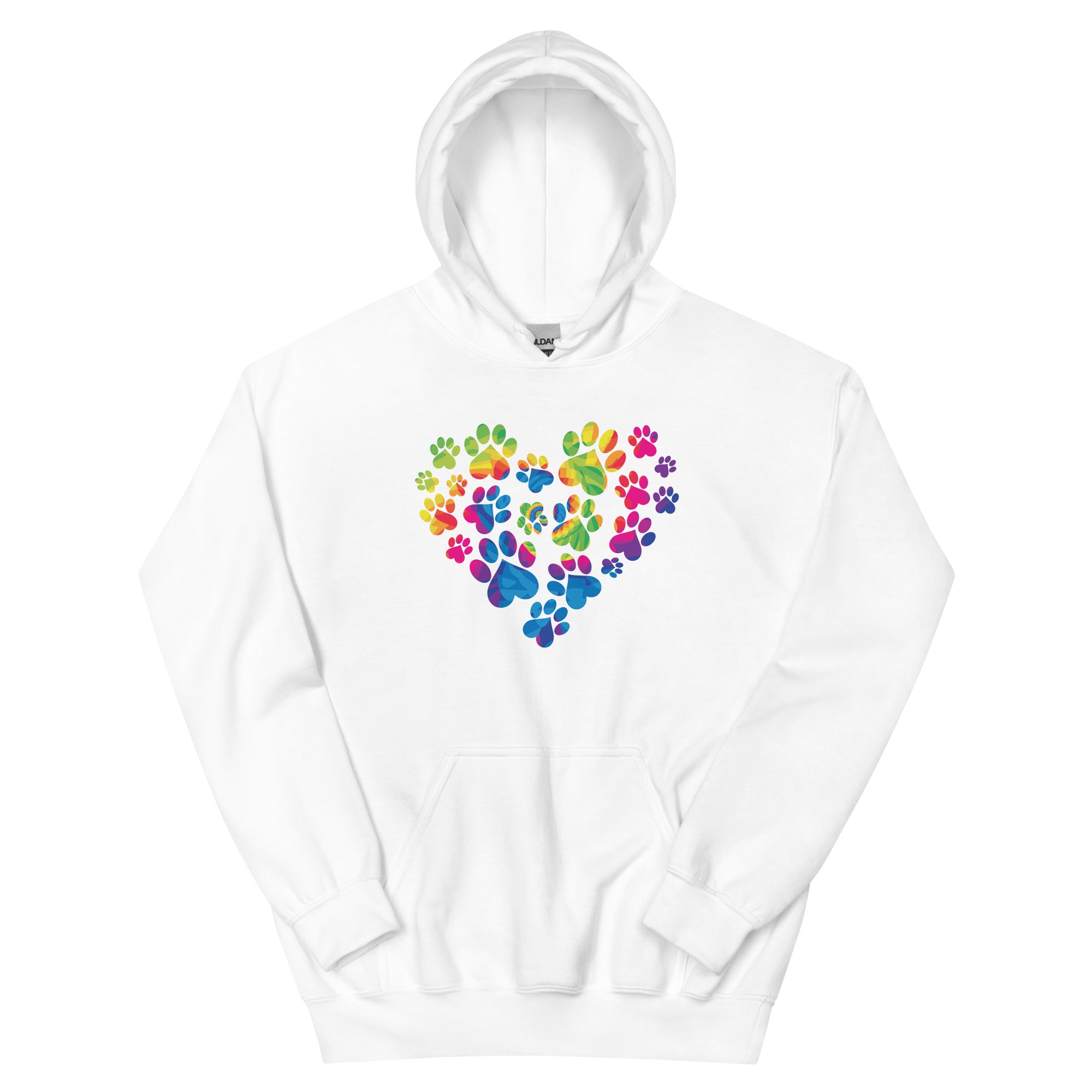 Anniversary Paw Print Love Hoodie