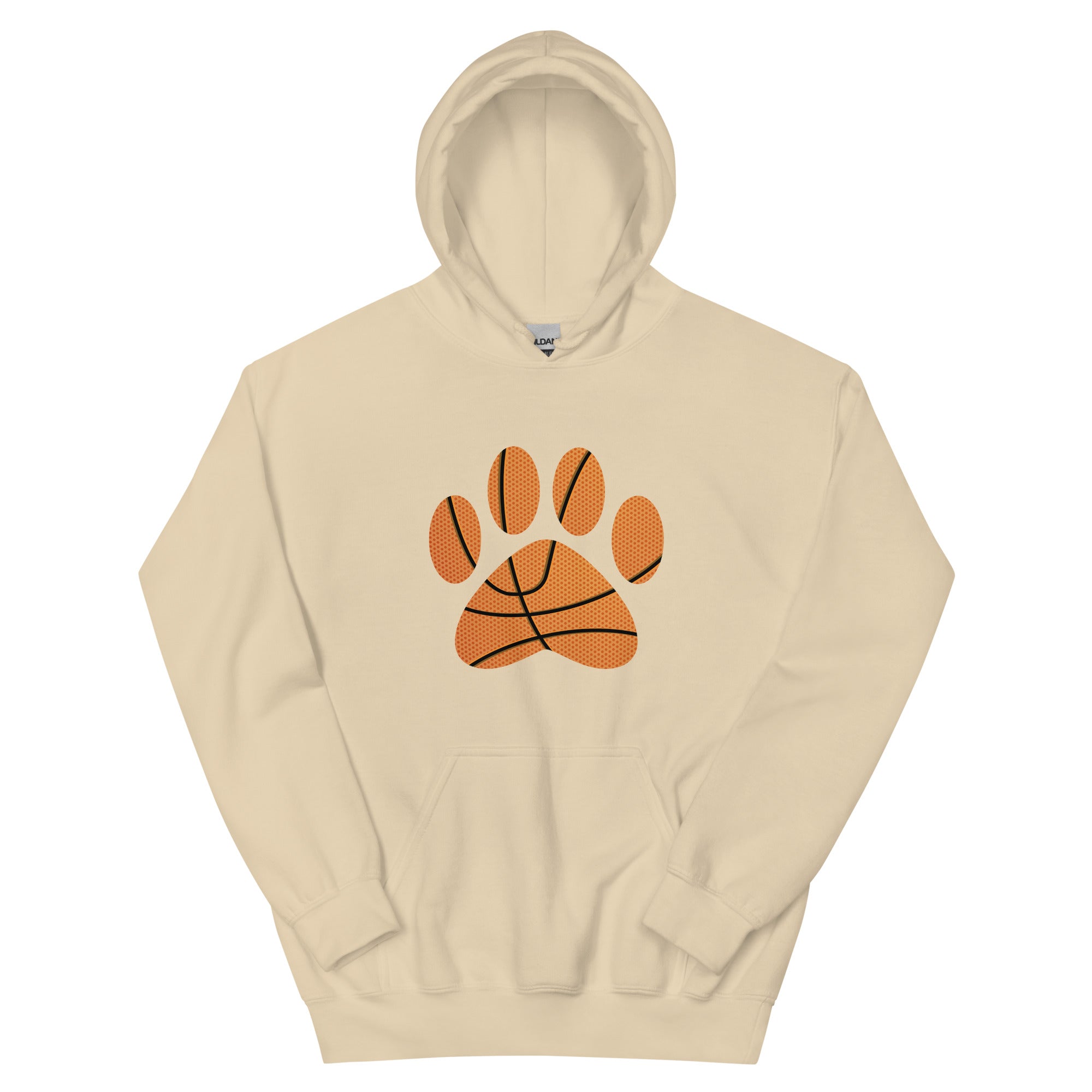 Basketball Paw Print Hoodie