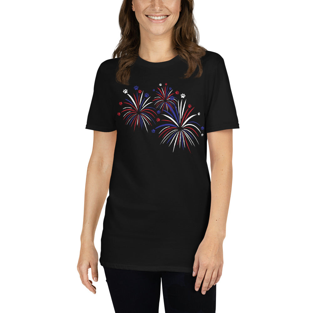 Fireworks of Paws T-Shirt