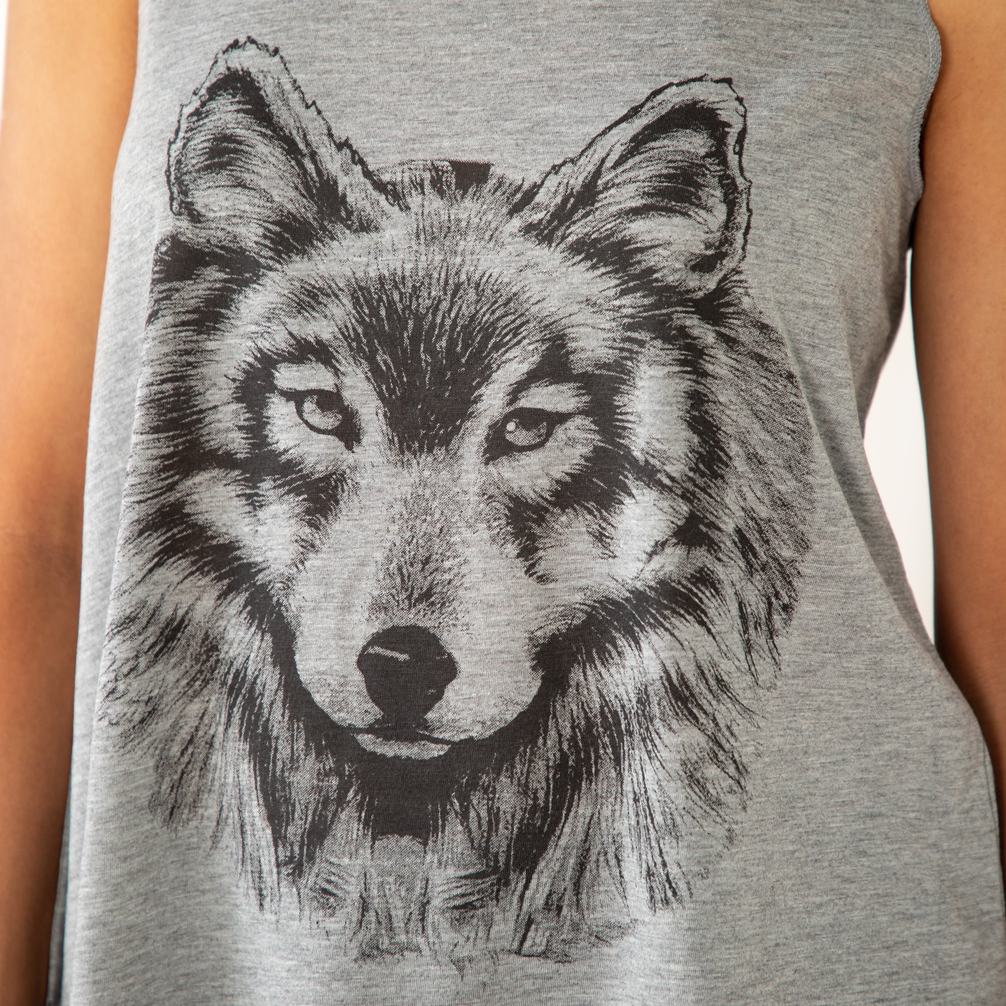 Gray Wolf Tank Top