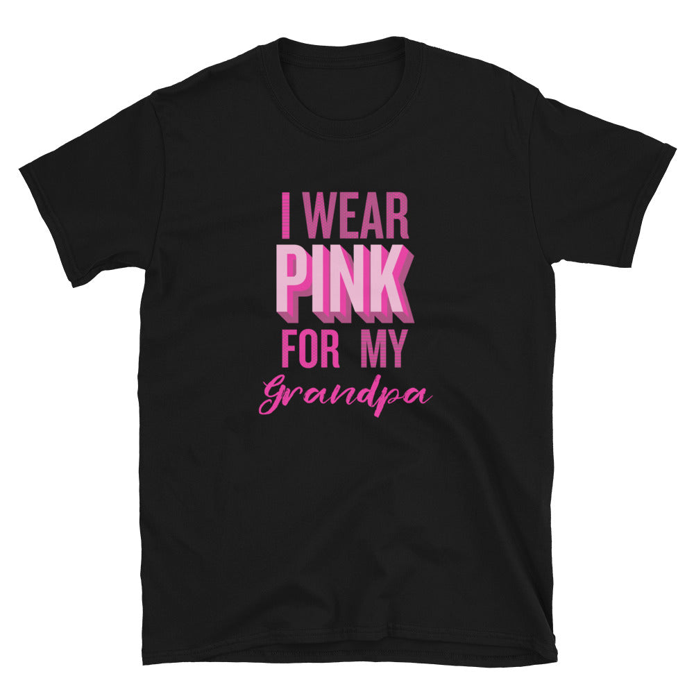 I Wear Pink For My Grandpa T-Shirt