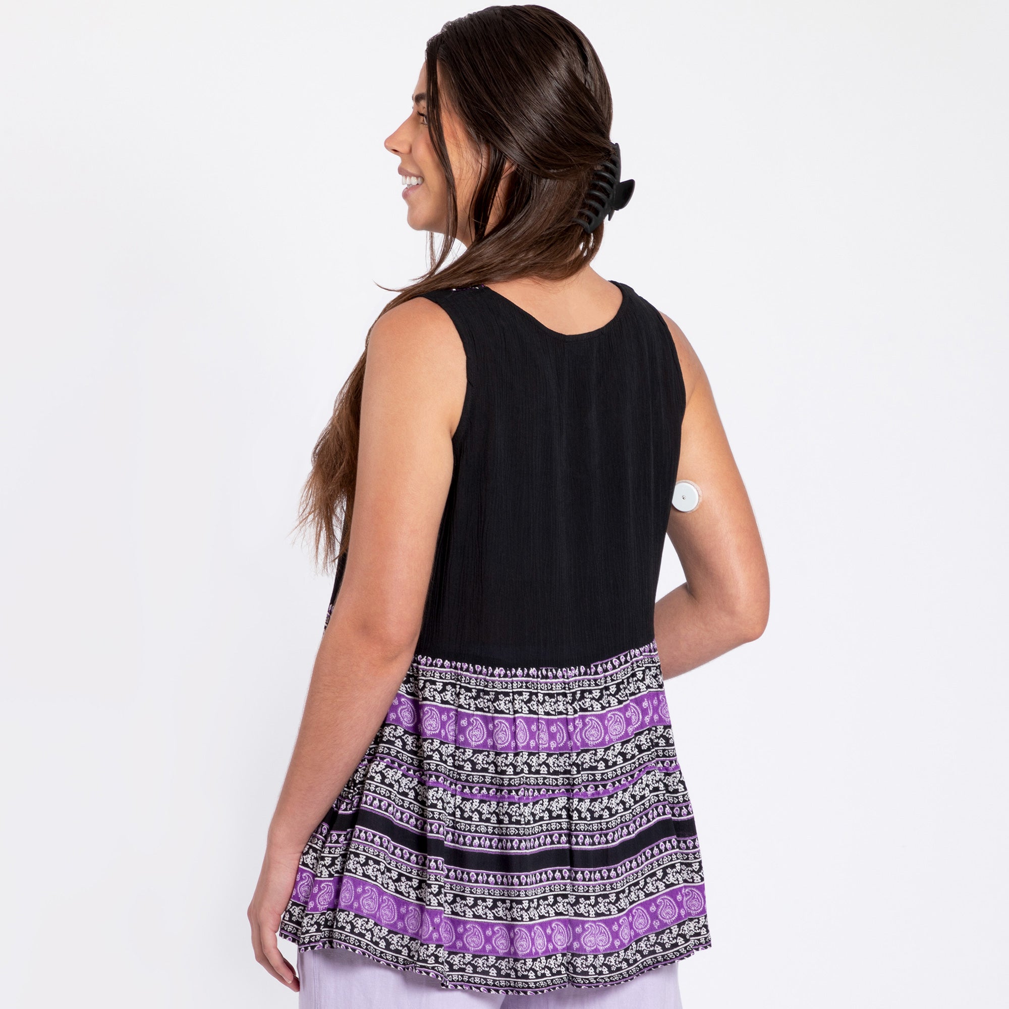 Paisley Garden Sleeveless Top