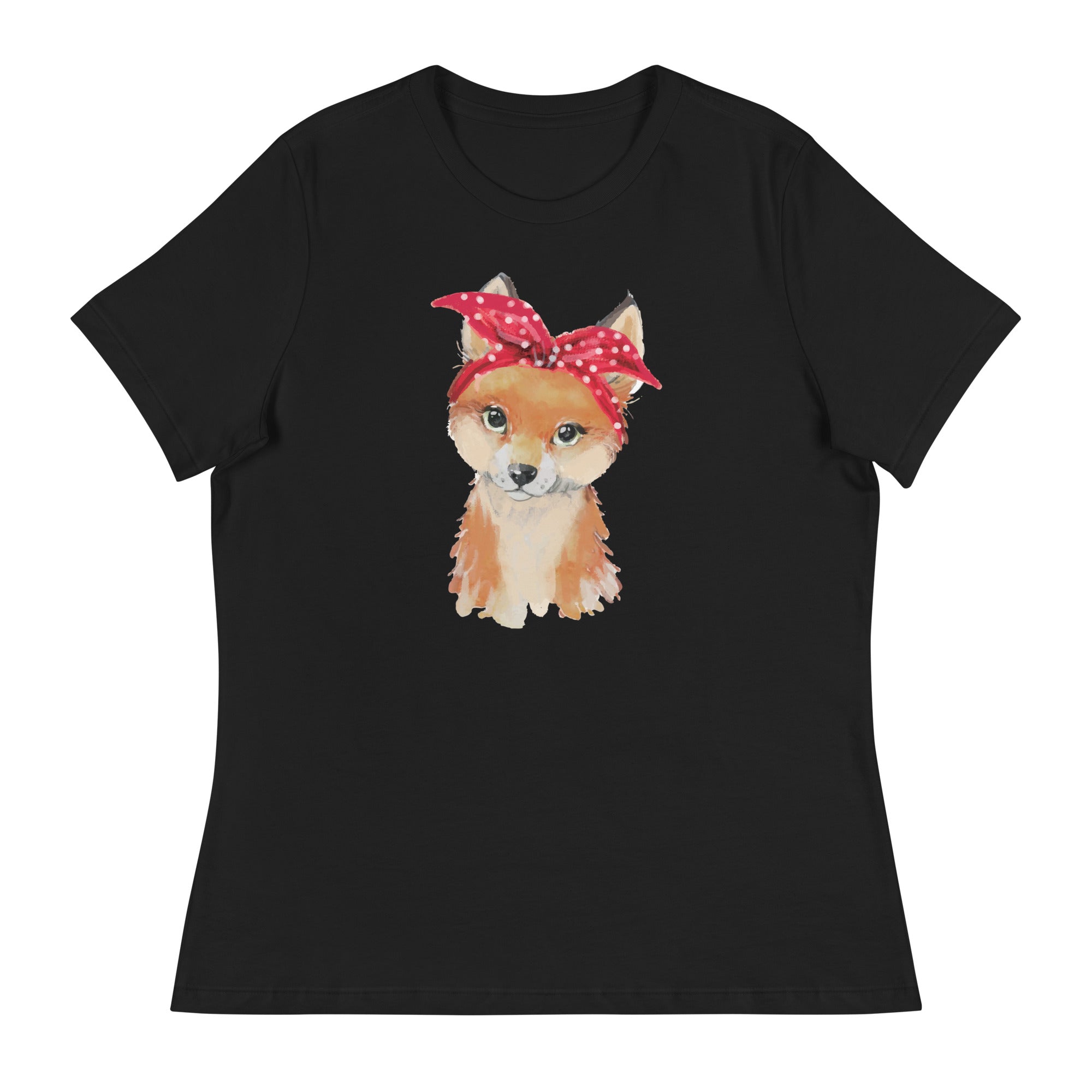 Shy and Sweet Fox Women's Relaxed T-Shirt