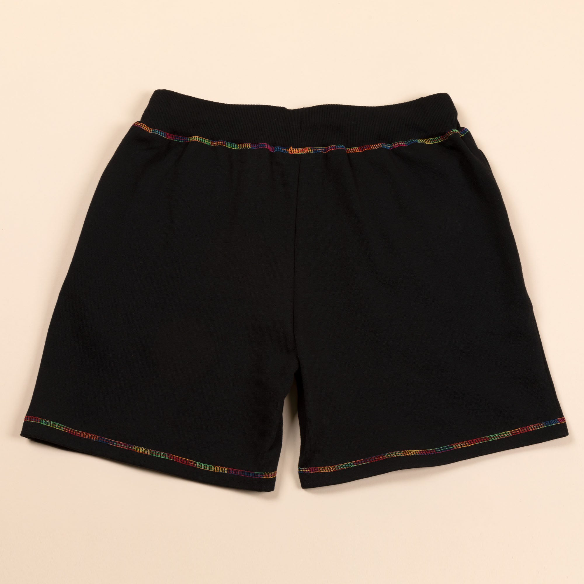 Rainbow Paw Black Board Shorts