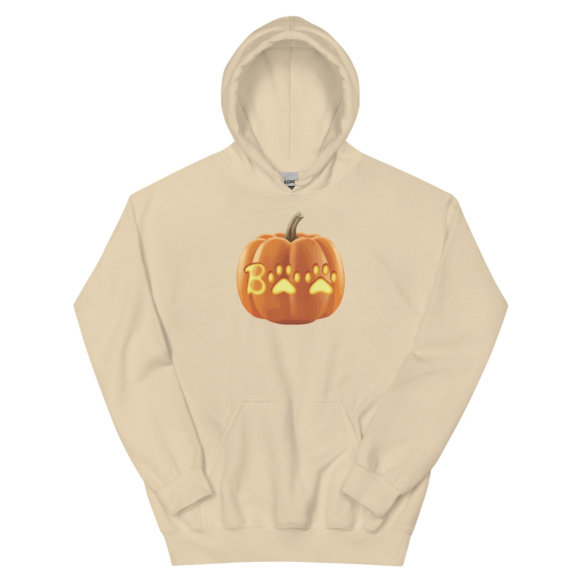 Paw Print Boo Pumpkin Hoodie