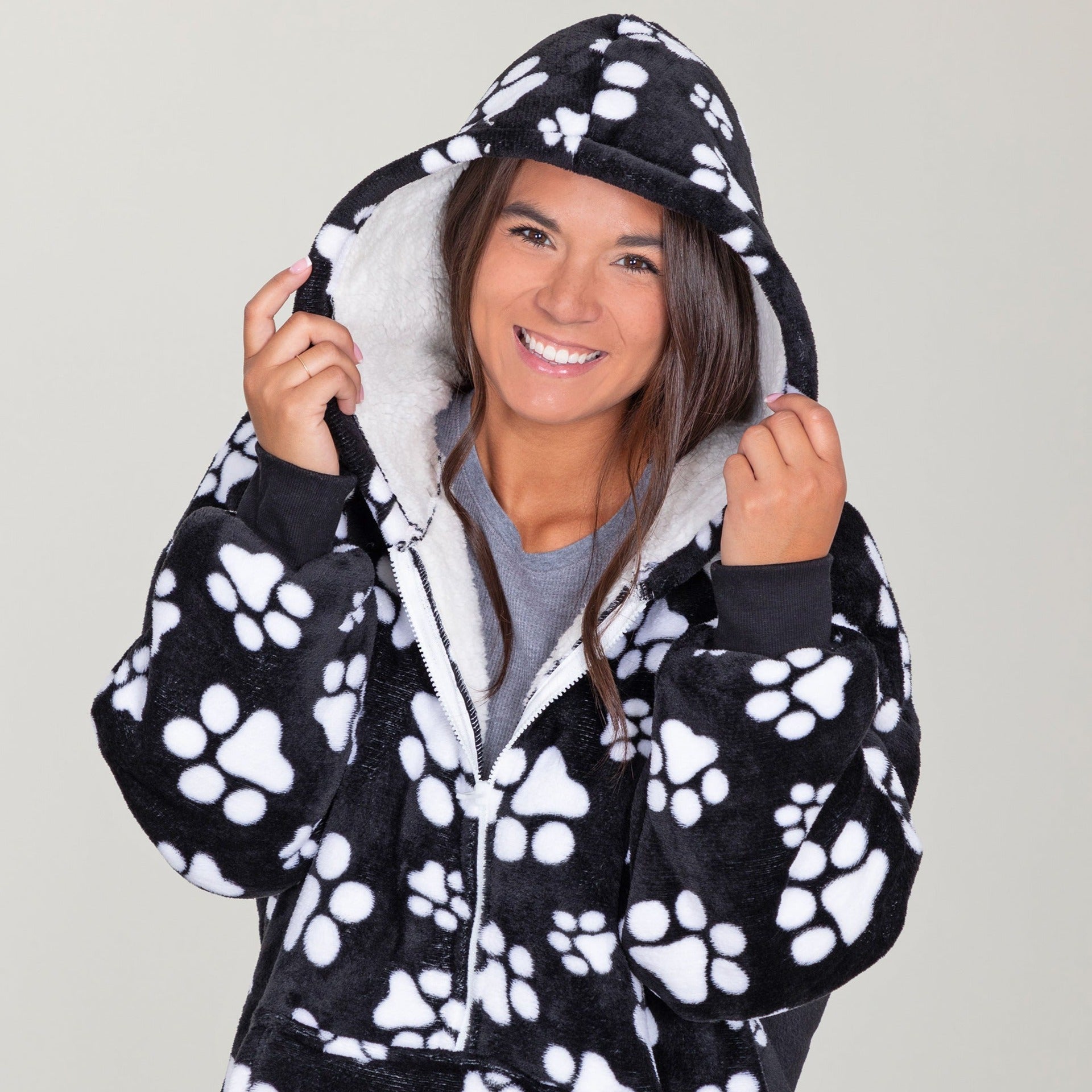 Super Cozy Fleece Blanket Hoodie