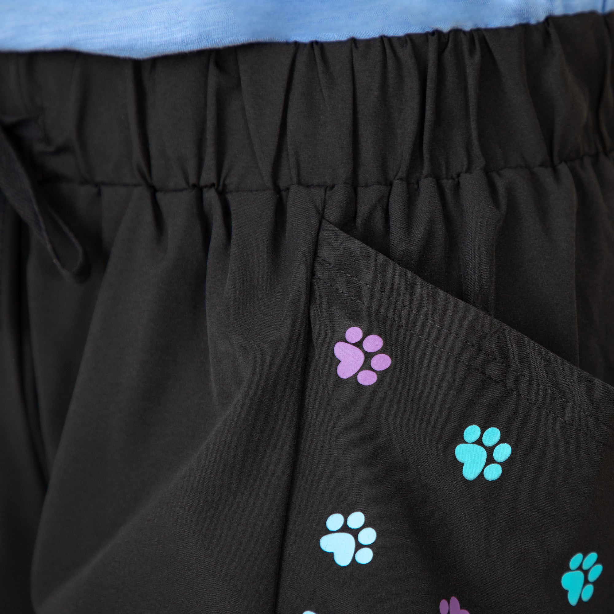 Raining Paws Stretch Shorts