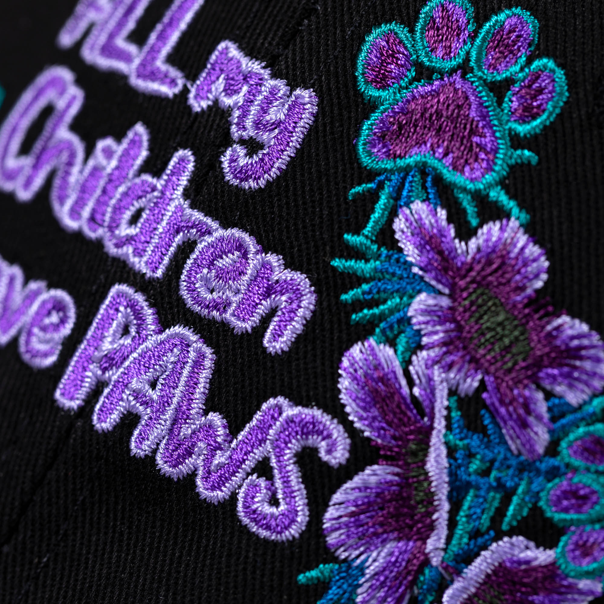 All My Children Have Paws Embroidered Baseball Hat