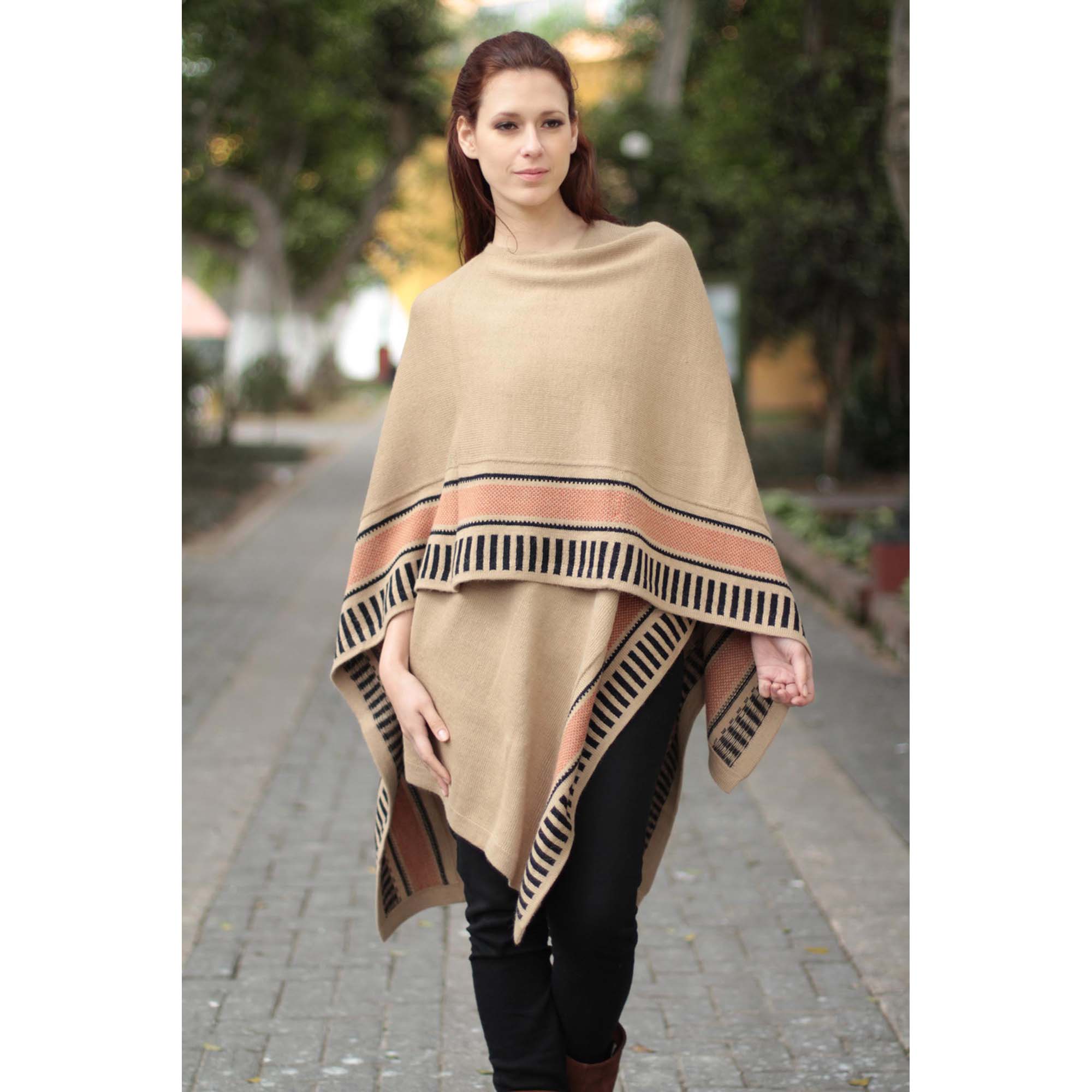 Desert Sand Ruana Cloak