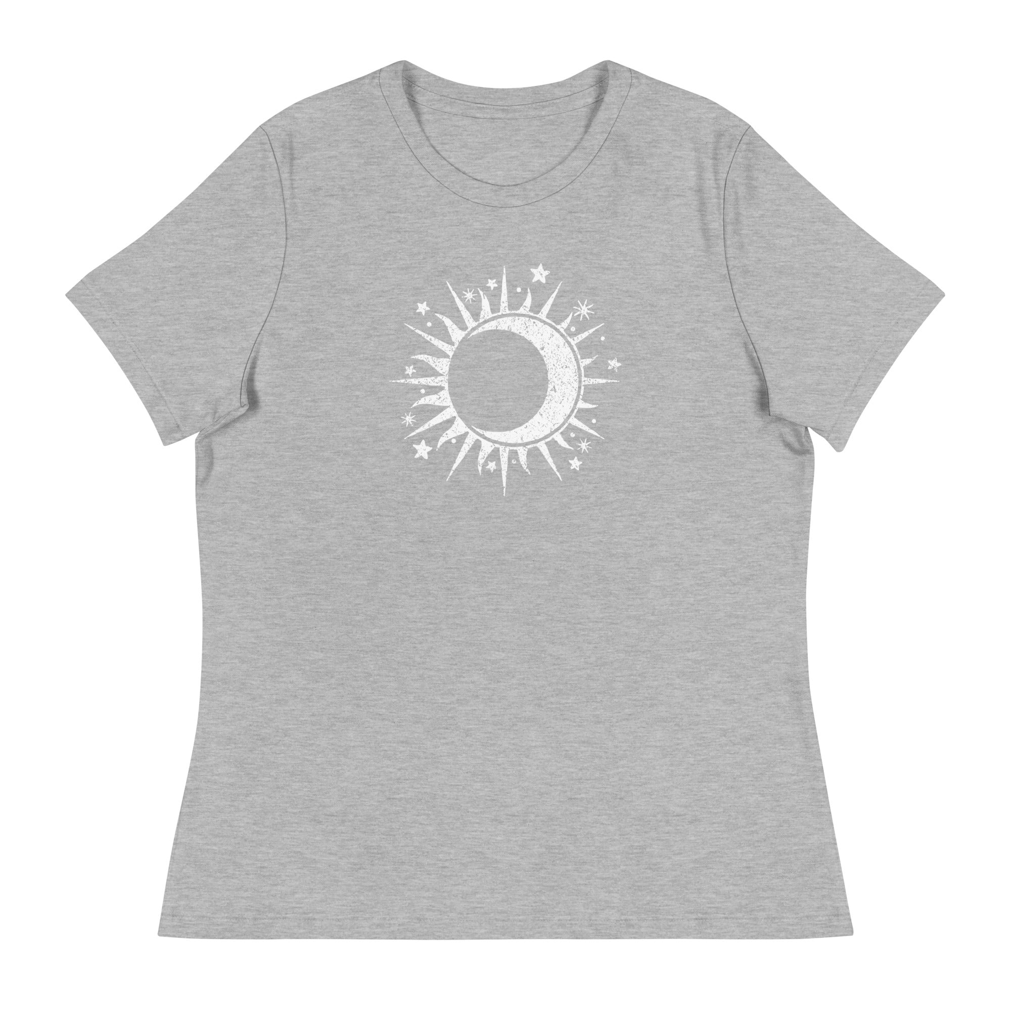 Celestial Sun & Moon Women's Relaxed T-Shirt