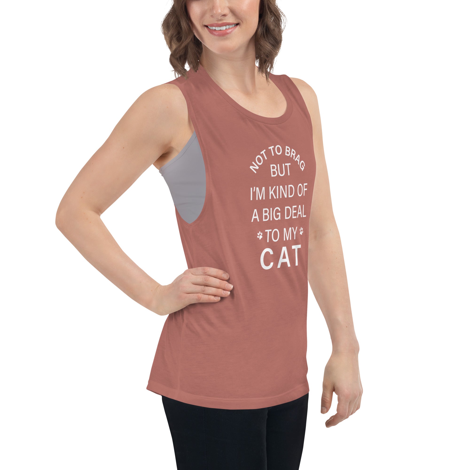 Not To Brag Cat Ladies’ Athletic Tank