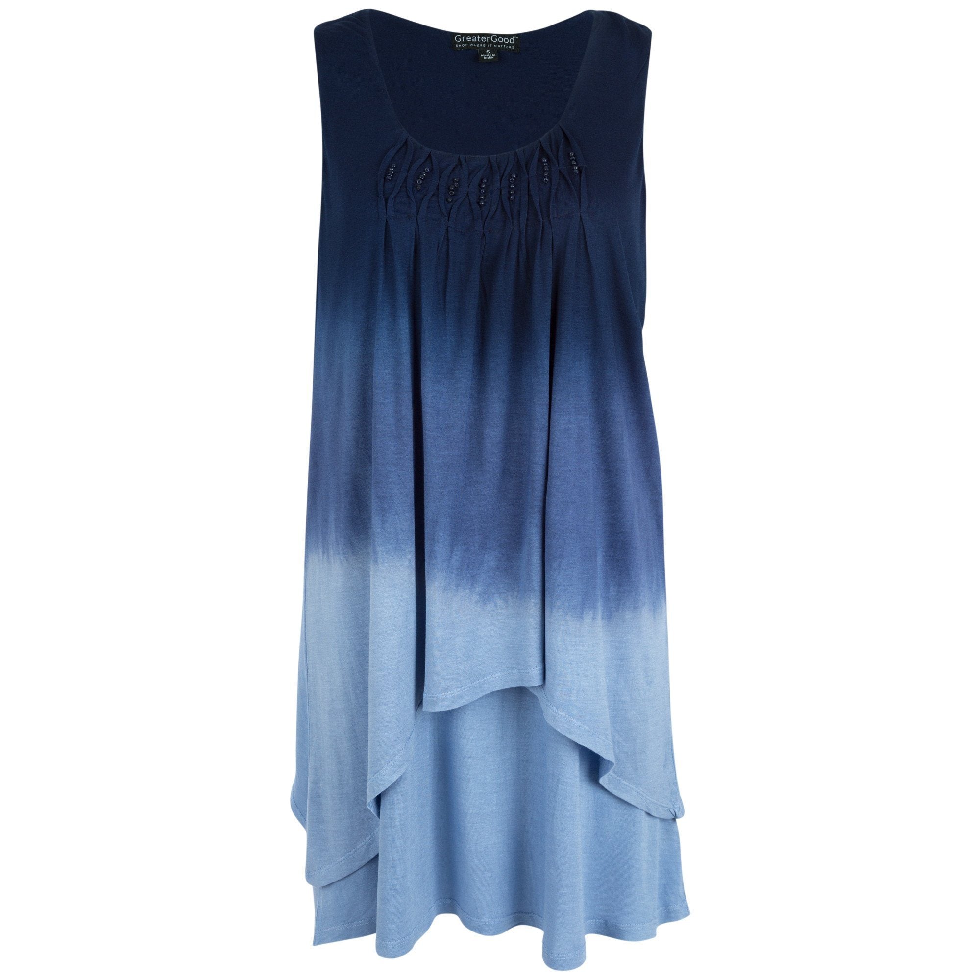 Stella Blue Ombre Sleeveless Tunic