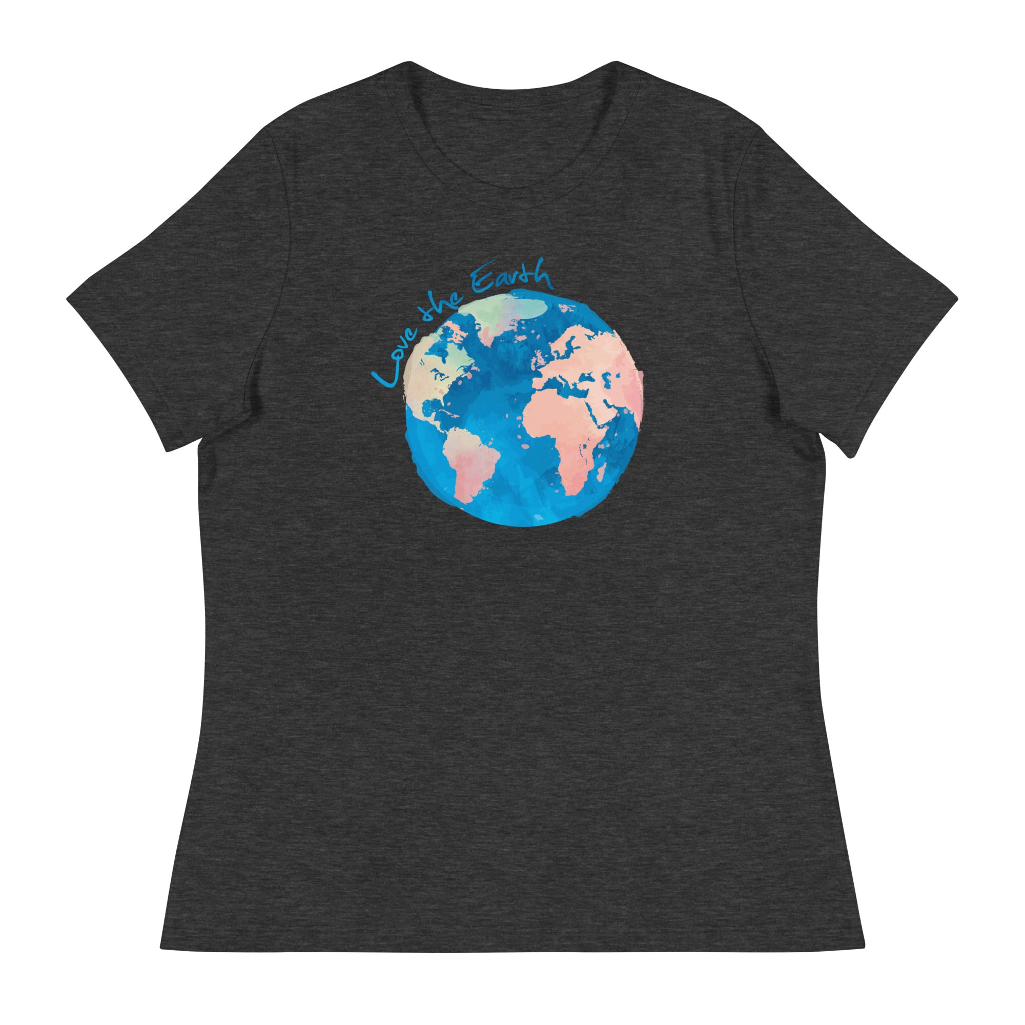 Watercolor Earth Women's Relaxed T-Shirt