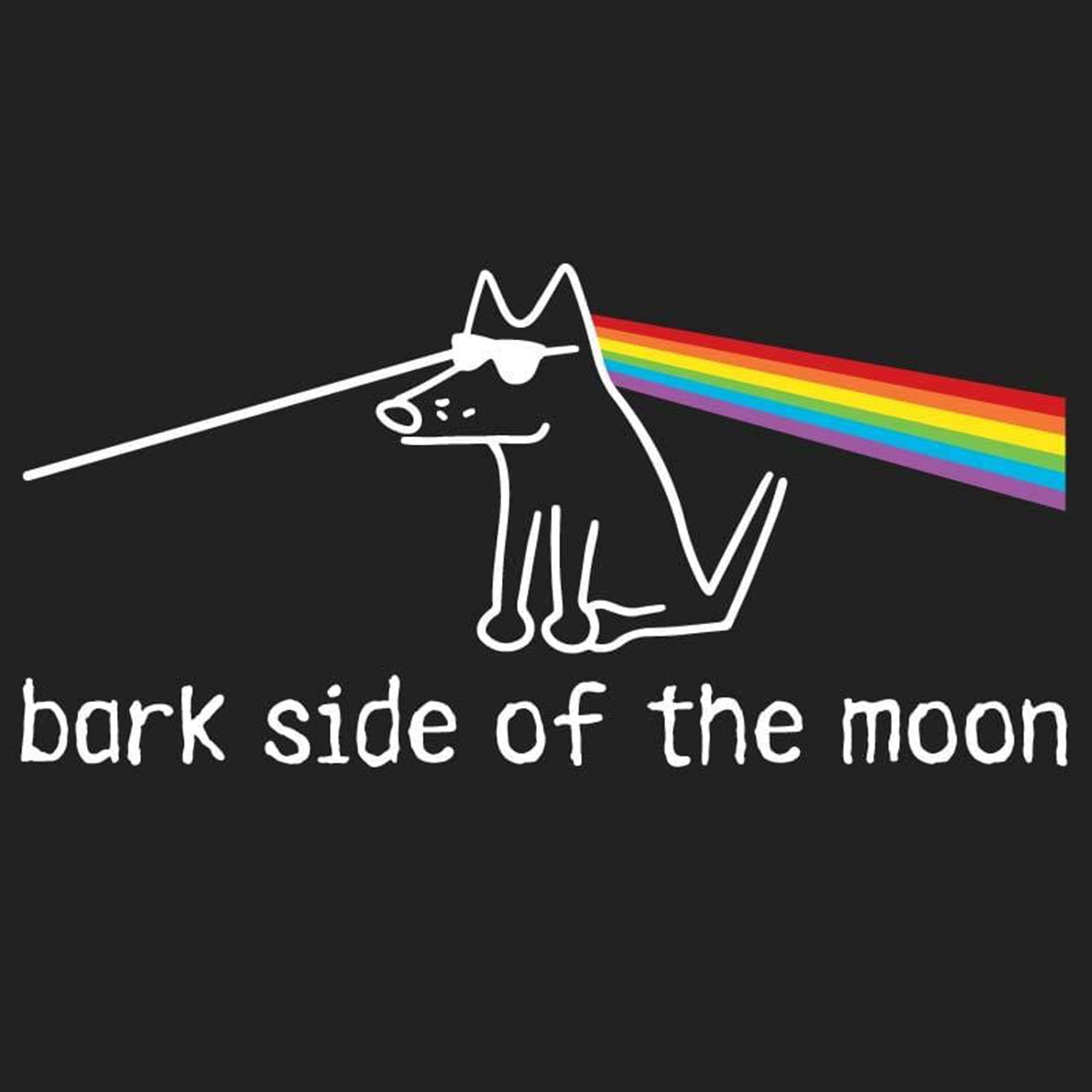 Teddy the Dog Bark Side of the Moon T-Shirt