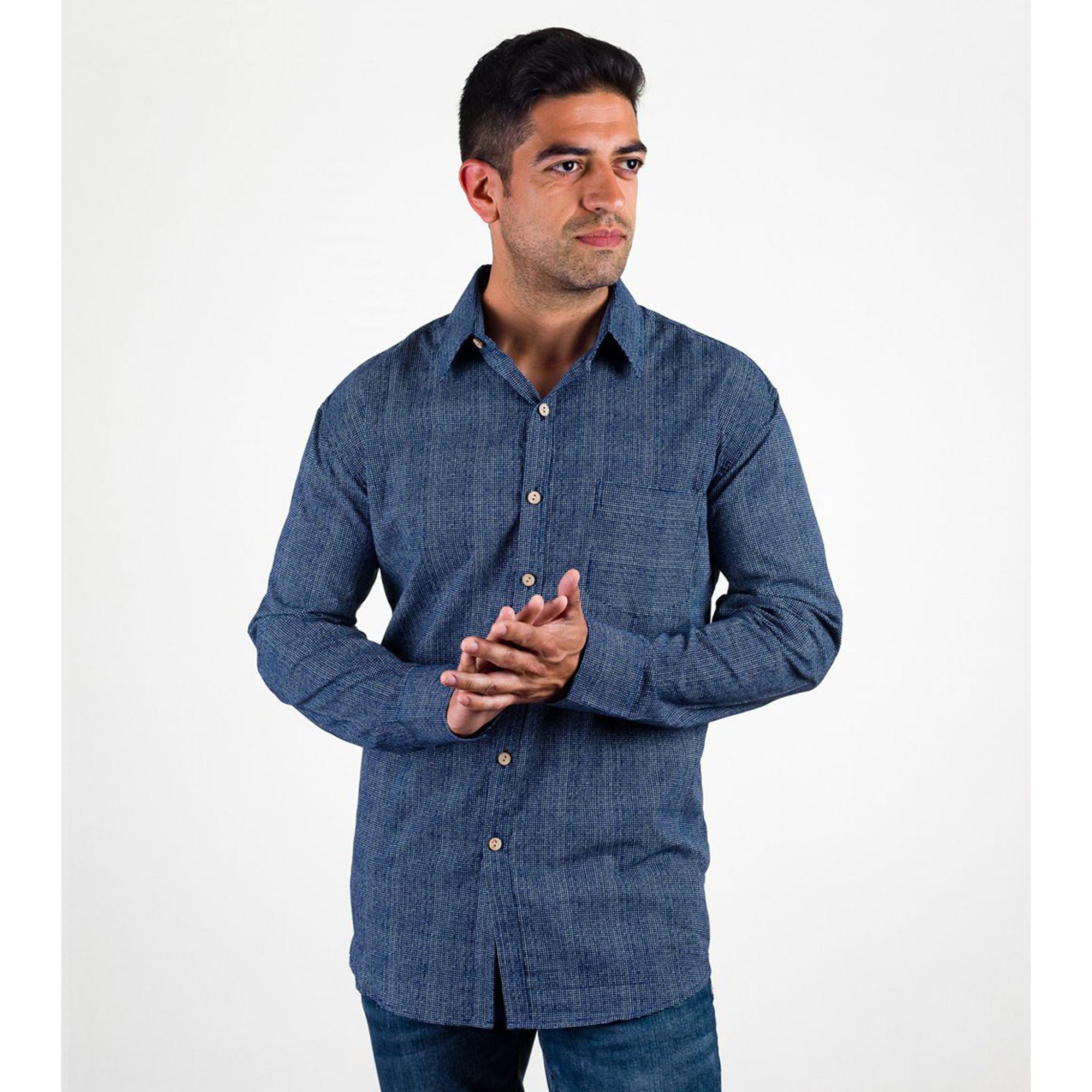 Men's Avani Pocket Cotton Button Down