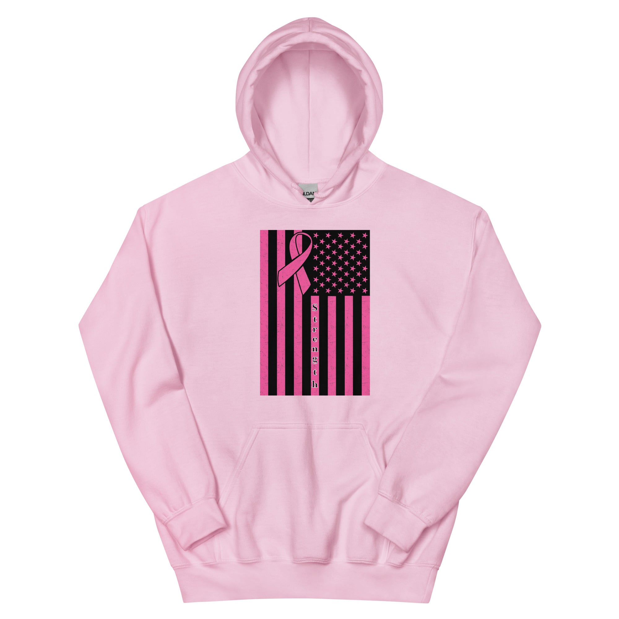 Strength Pink Ribbon Hoodie