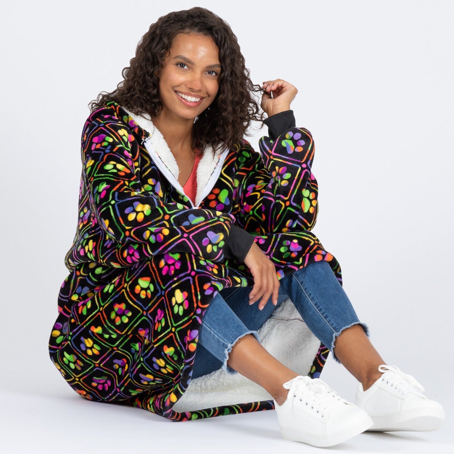 Super Cozy Fleece Blanket Hoodie