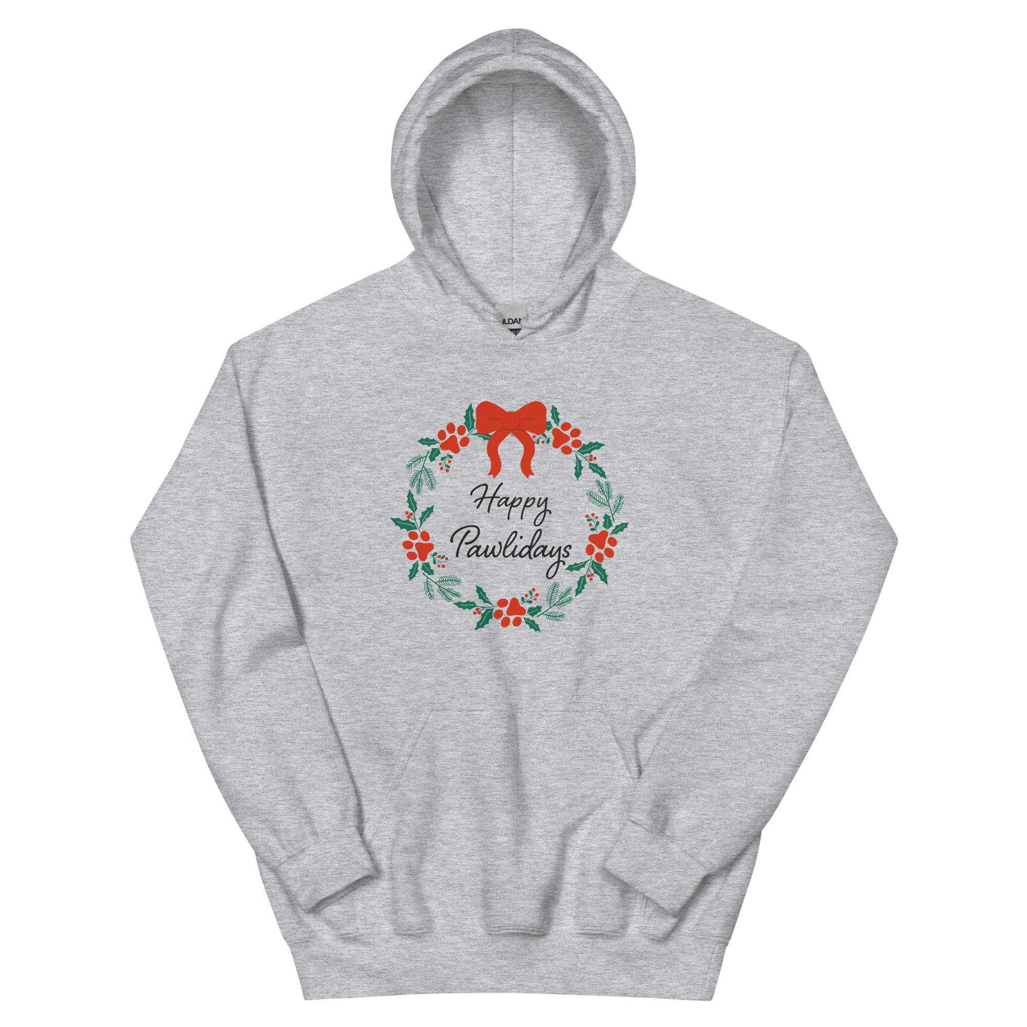 Happy Pawlidays Wreath Hoodie