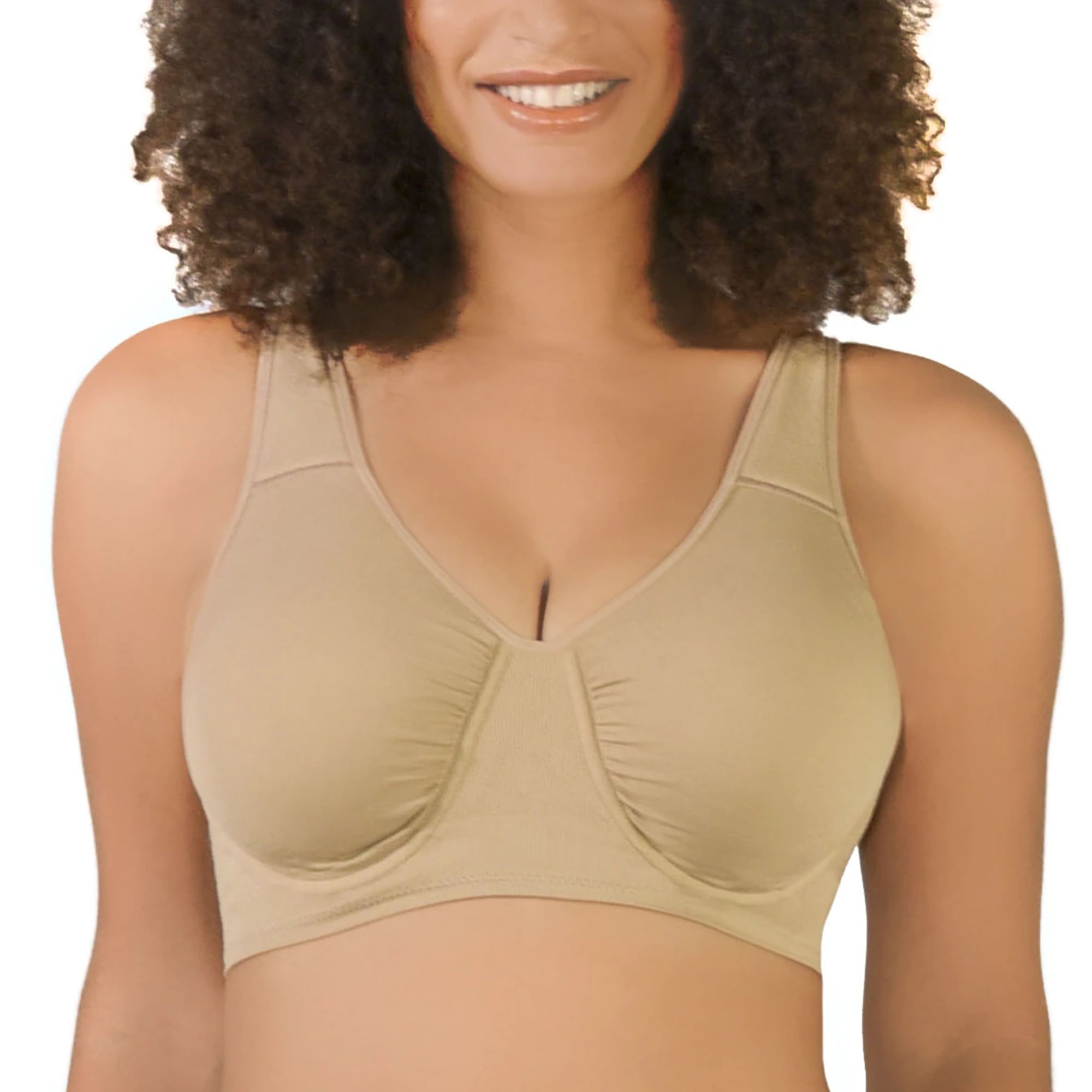 Rhonda Shear Seamless Underwire Bra with Adjustable Straps