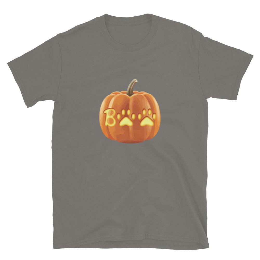 Paw Print Boo Pumpkin T-Shirt