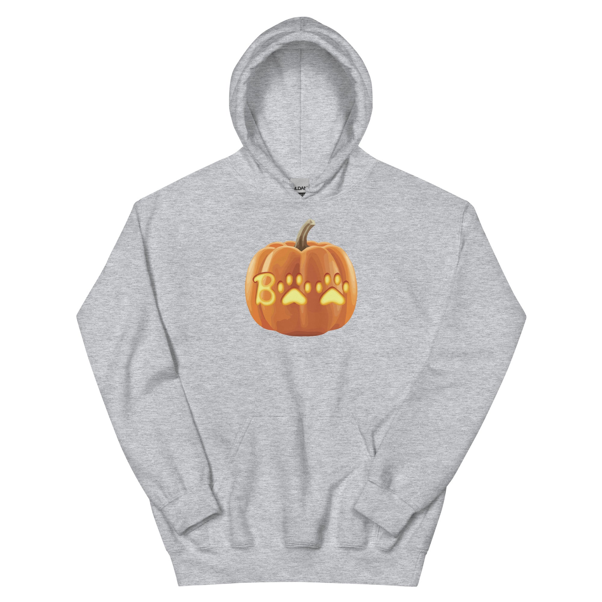 Paw Print Boo Pumpkin Hoodie