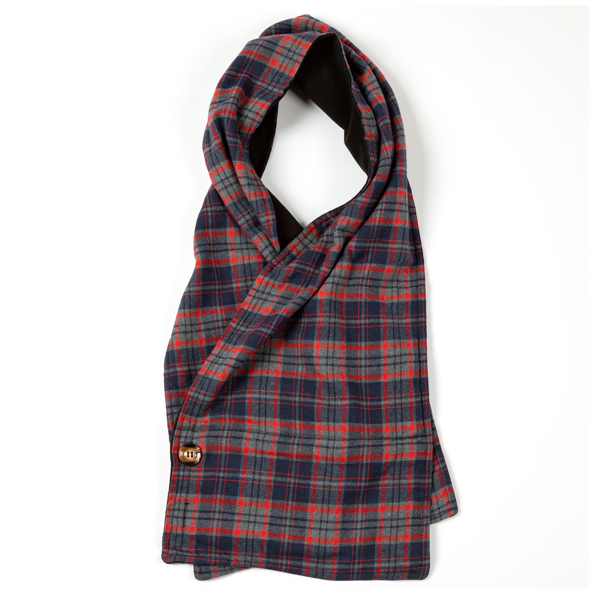 Flannel & Fleece Pocket Scarf