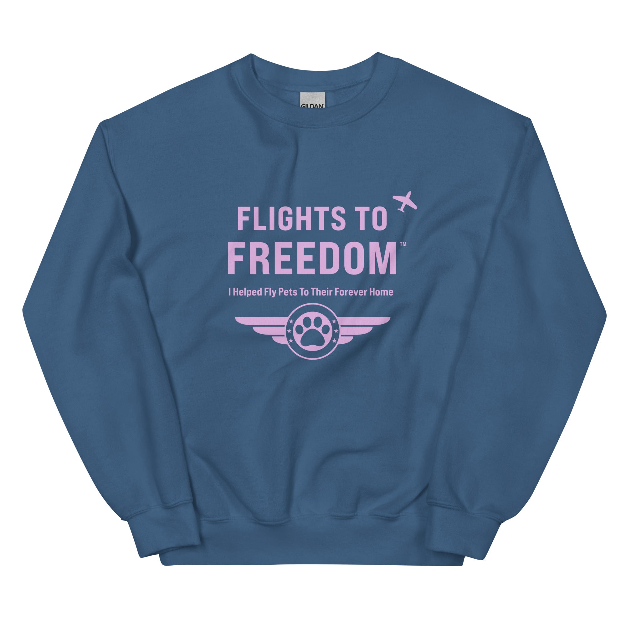 Flights to Freedom For Pets Crewneck Sweatshirt