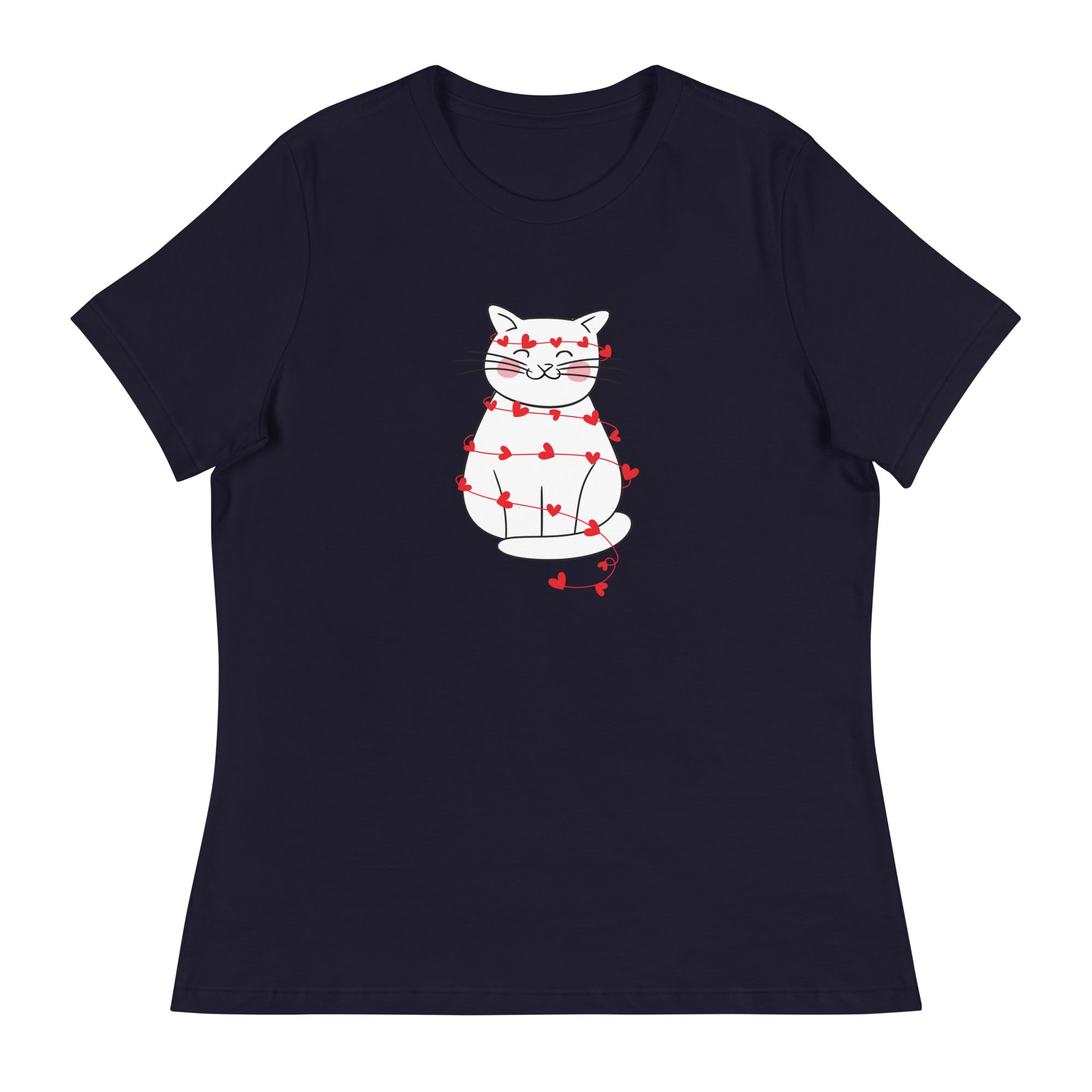 Wrapped in Love Kitty Women's Relaxed T-Shirt