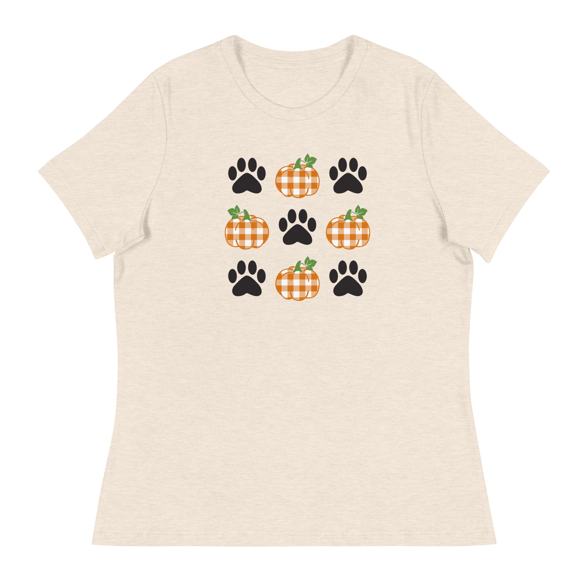 Pumpkins & Paws Women's Relaxed T-Shirt