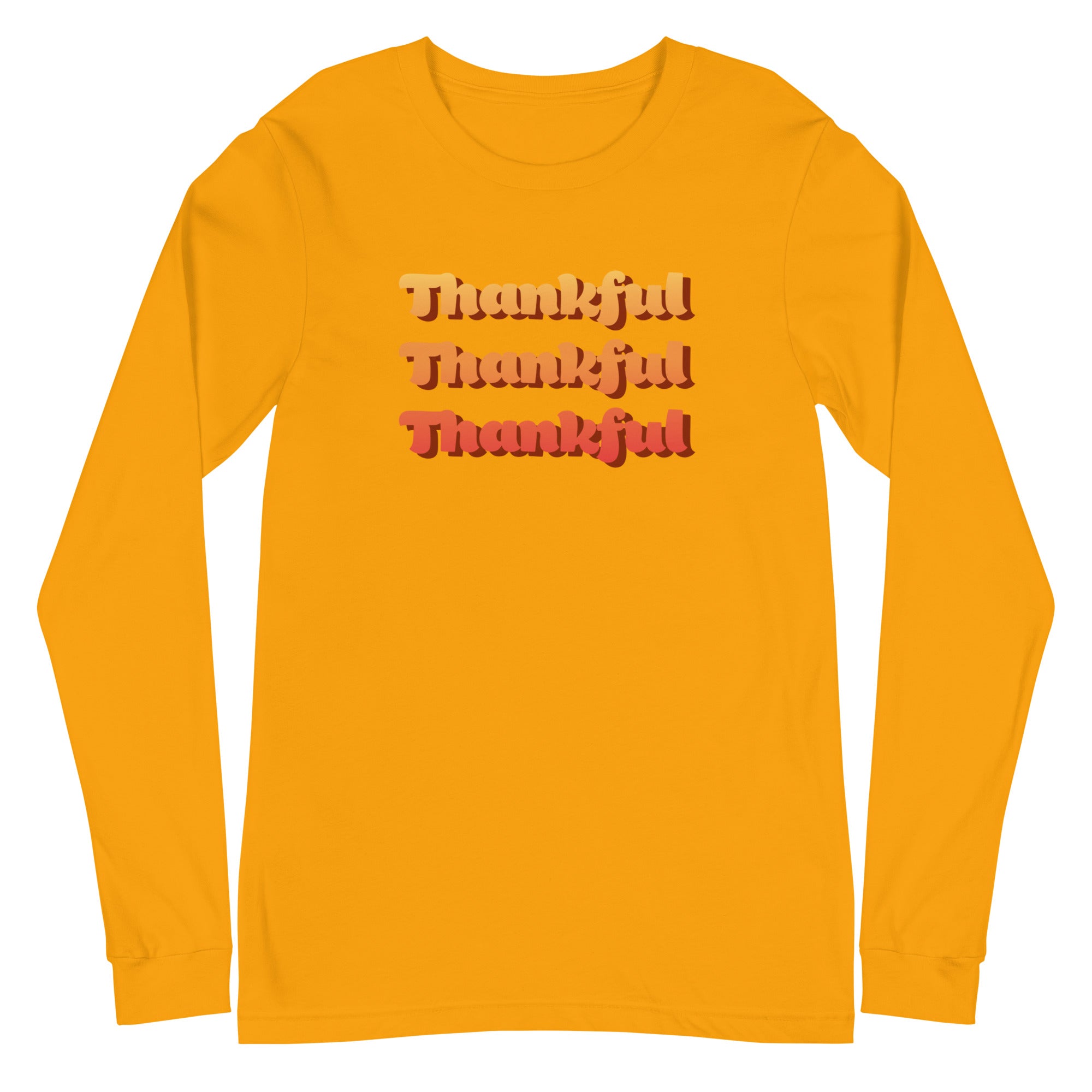 Thankful Times Three Long Sleeve Tee