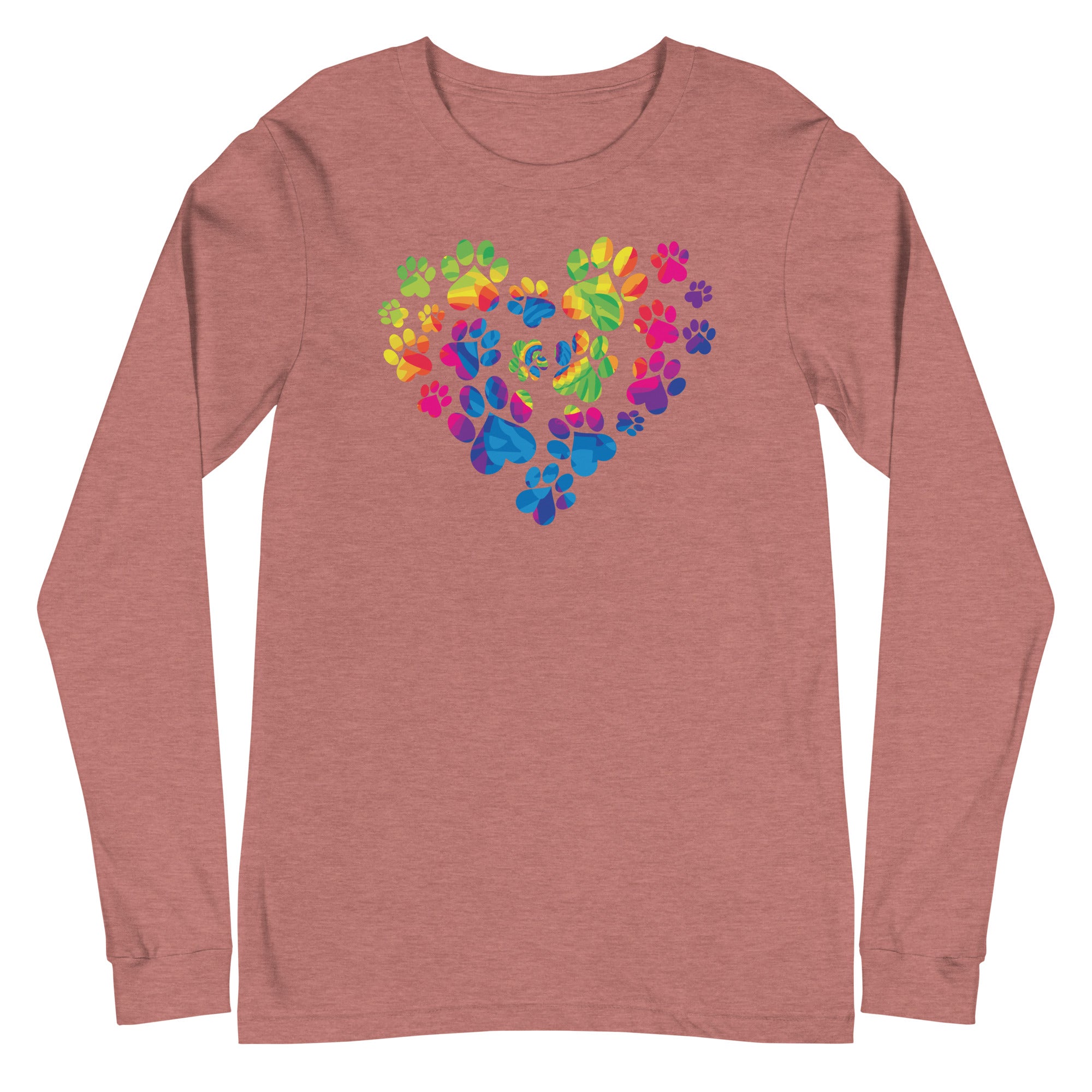 Anniversary Paw Print Love Long Sleeve Tee