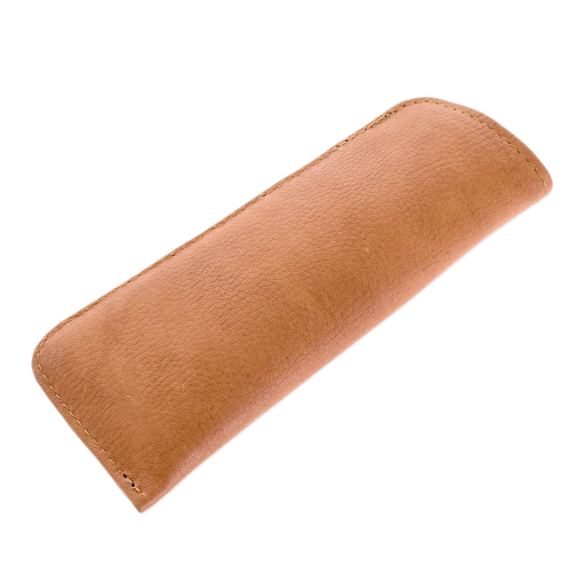 Stylish Reader Handmade Leather Eyeglasses Case from El Salvador