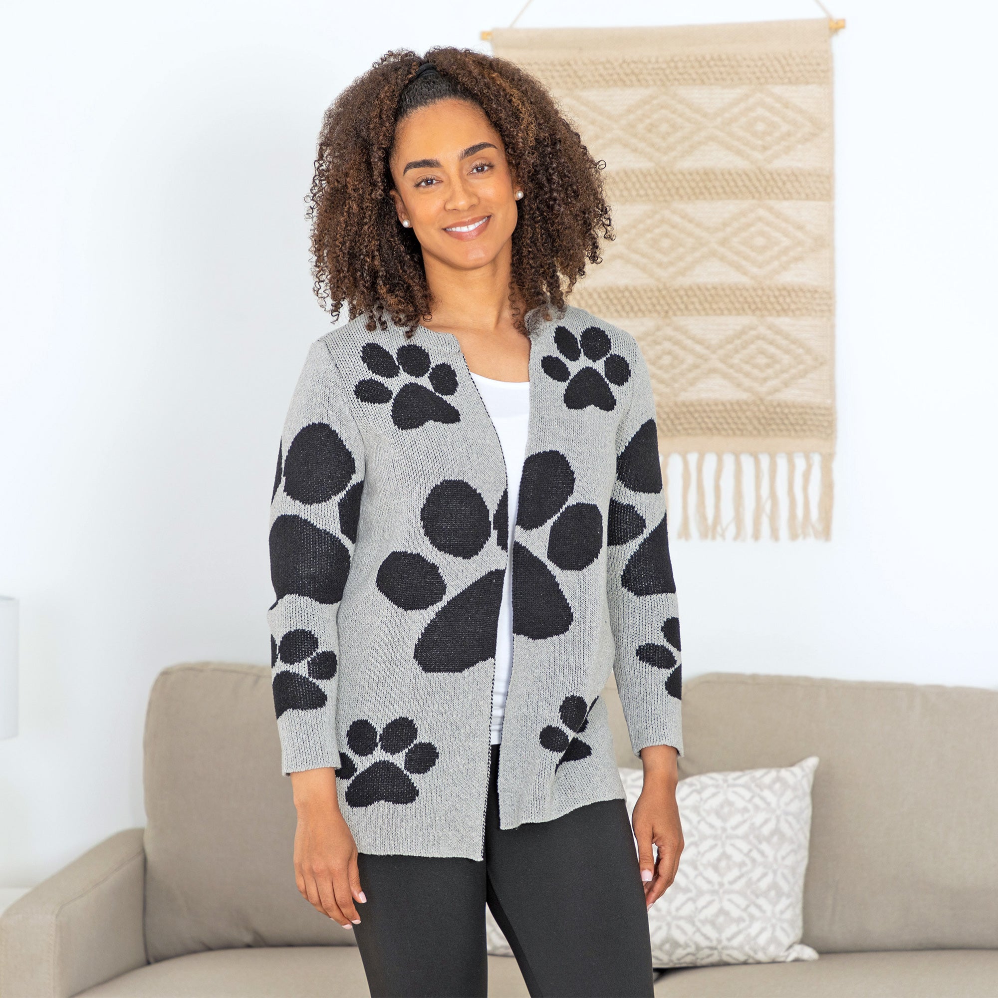 Best Paw Forward Knit Cardigan