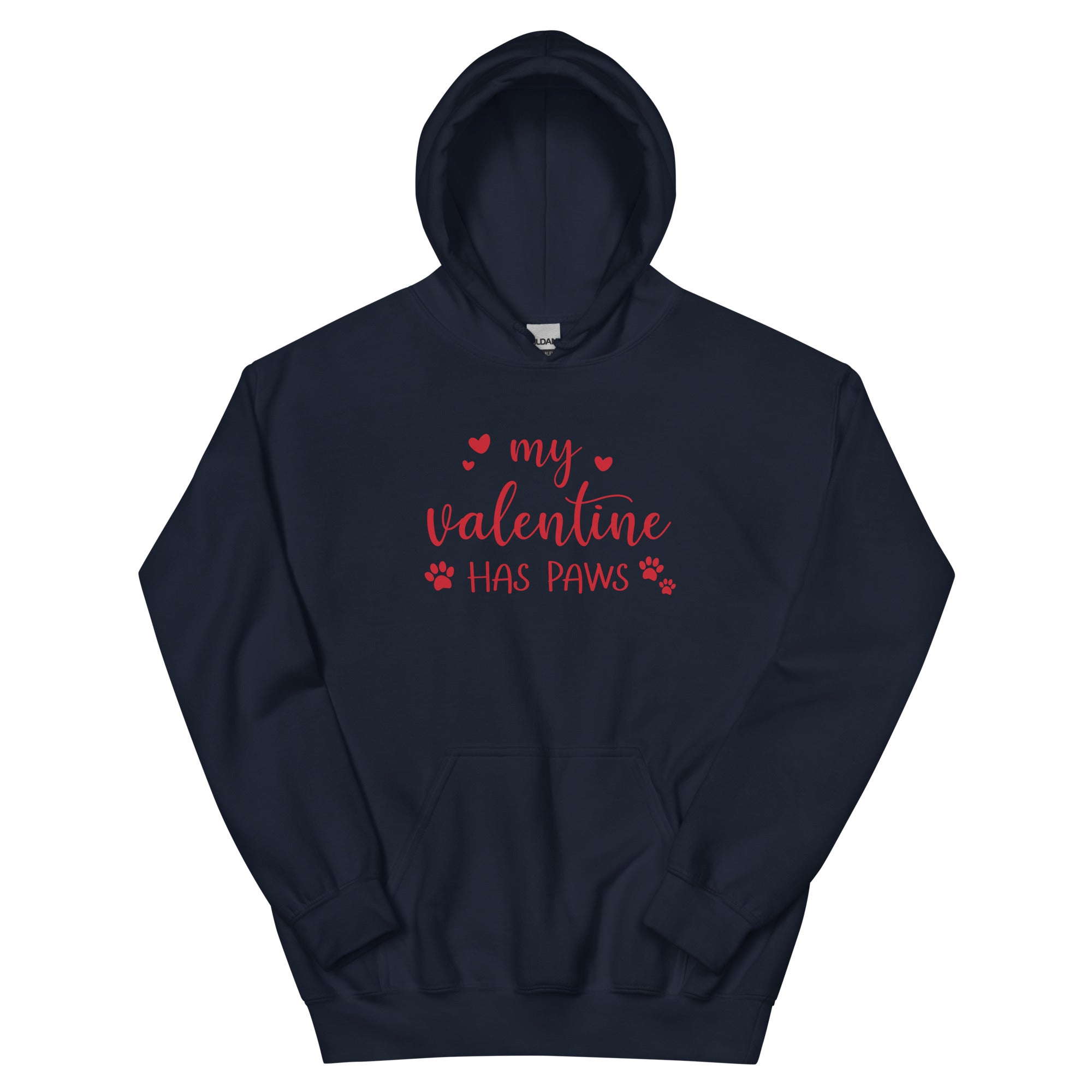 My Valentine Has Paws Hoodie