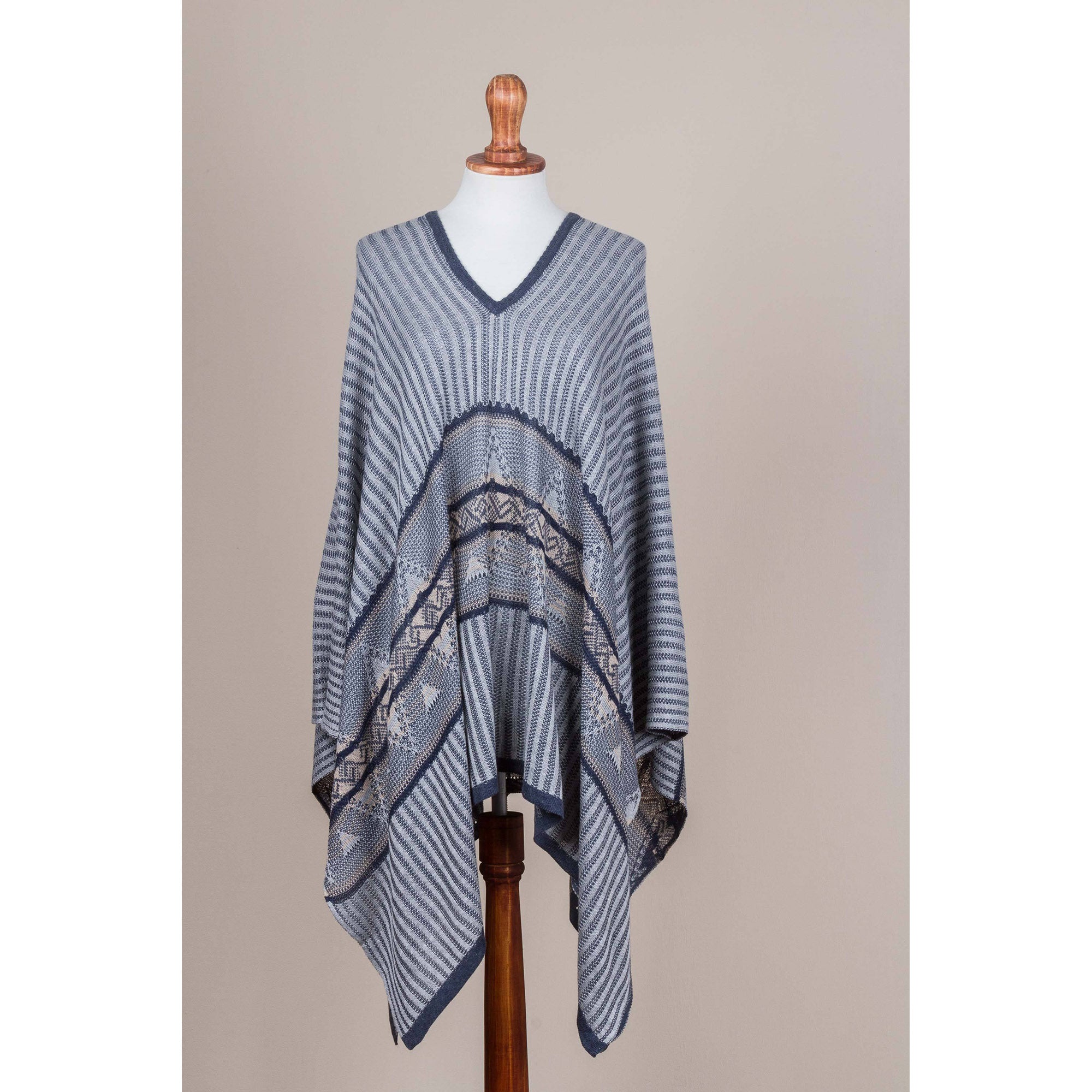 Memories Past Geometric Bohemian Poncho