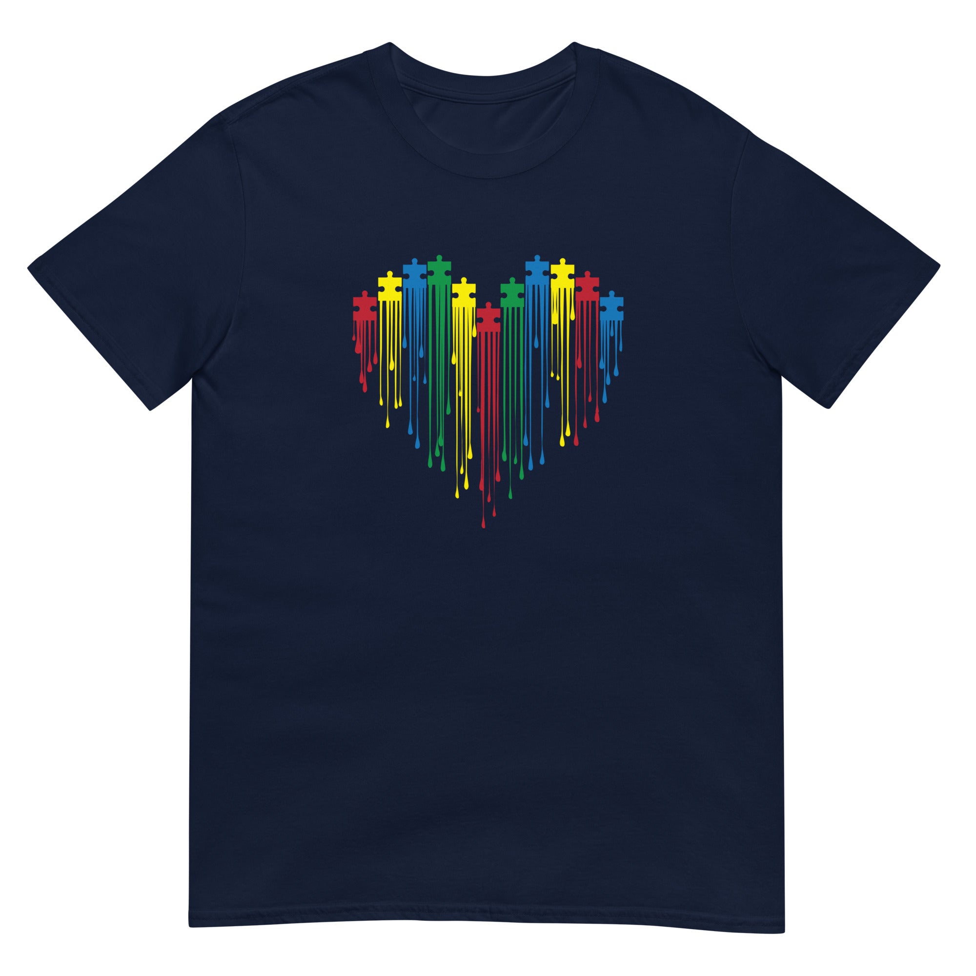 Painted Heart for Autism T-Shirt