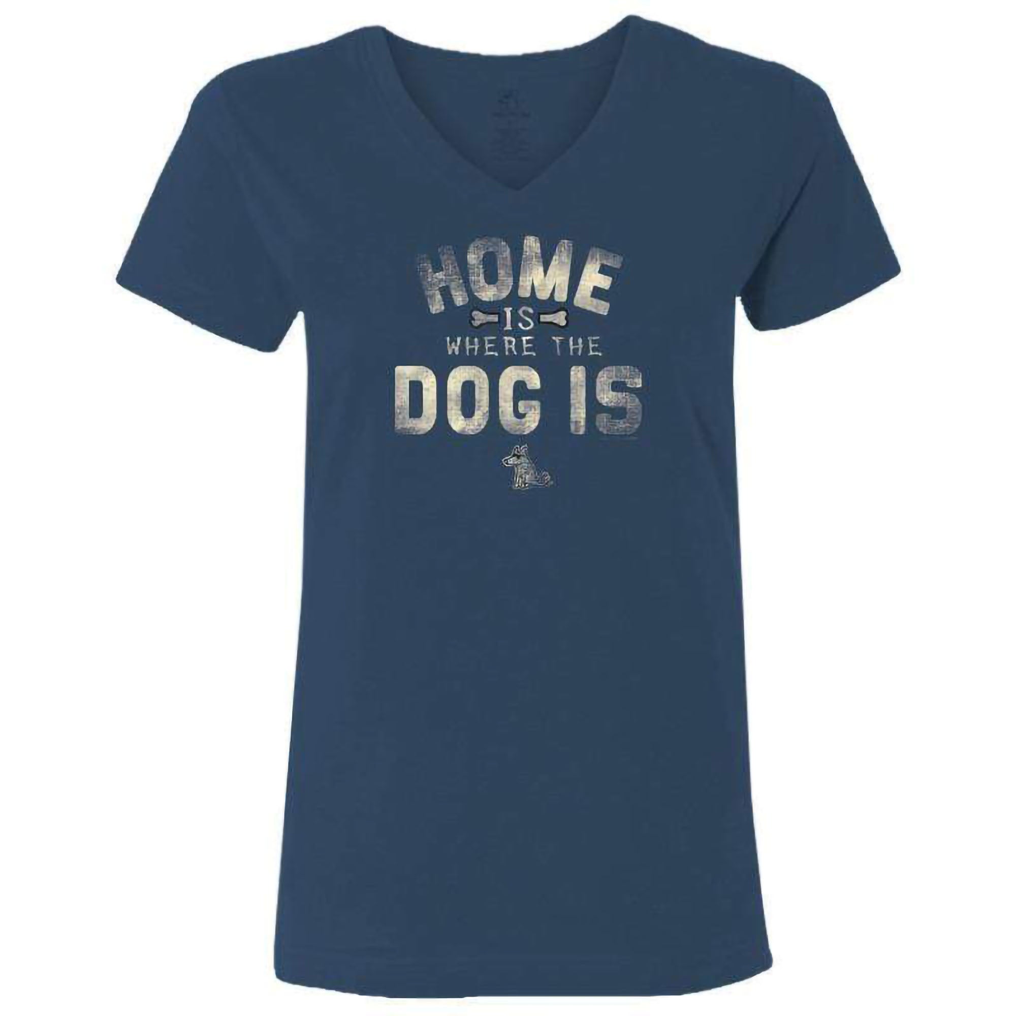 Teddy the Dog Home Ladies V-Neck