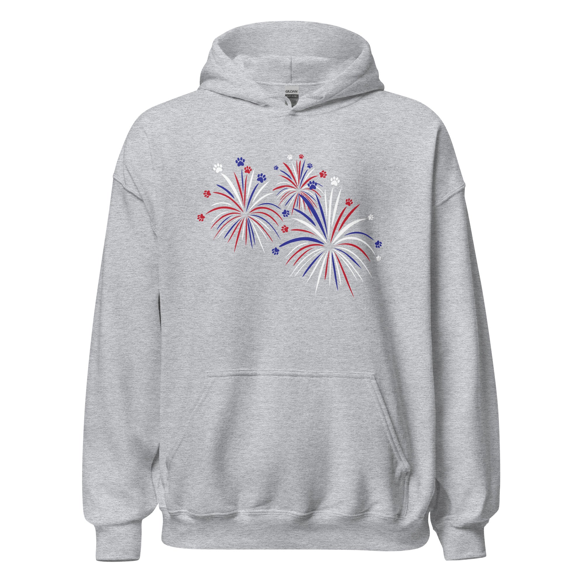 Fireworks of Paws Hoodie